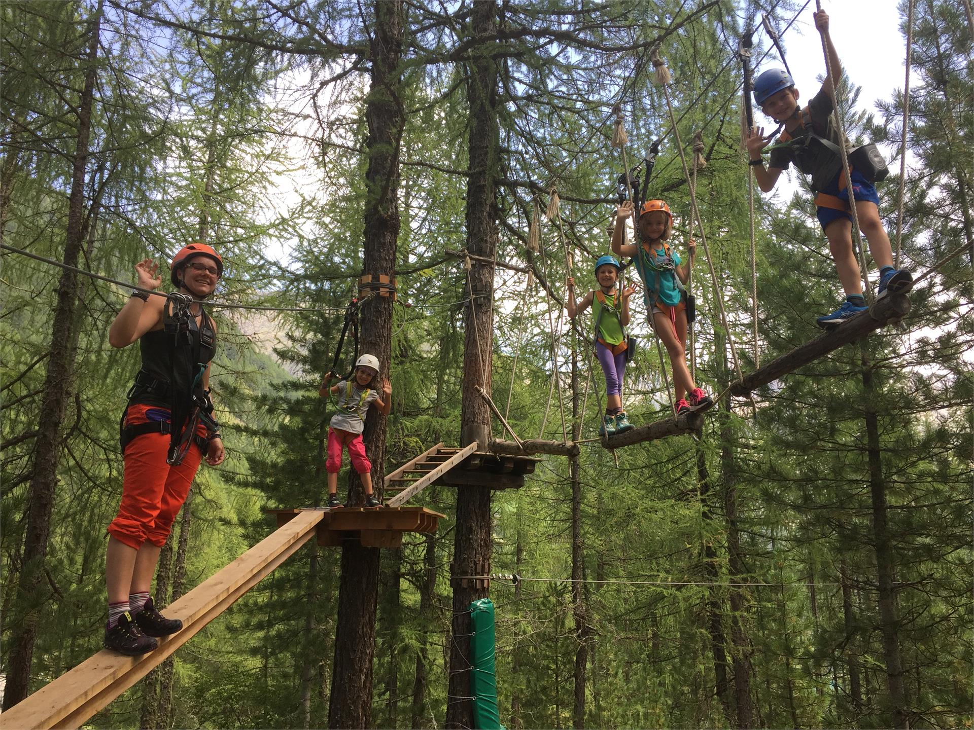 Parco Alta Fune - Ötzi Rope Park Senales 2 suedtirol.info