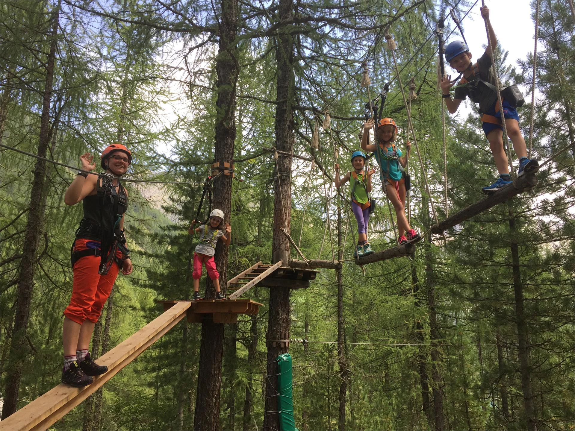 High Rope Garden - Ötzi Rope Park Schnals/Senales 2 suedtirol.info