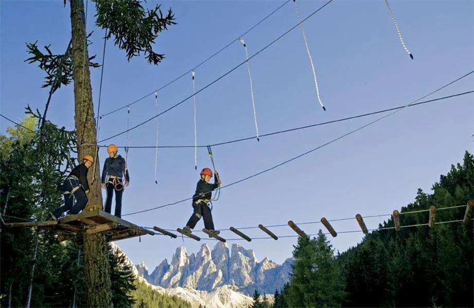 High rope adventure park Villnöss/Funes 1 suedtirol.info
