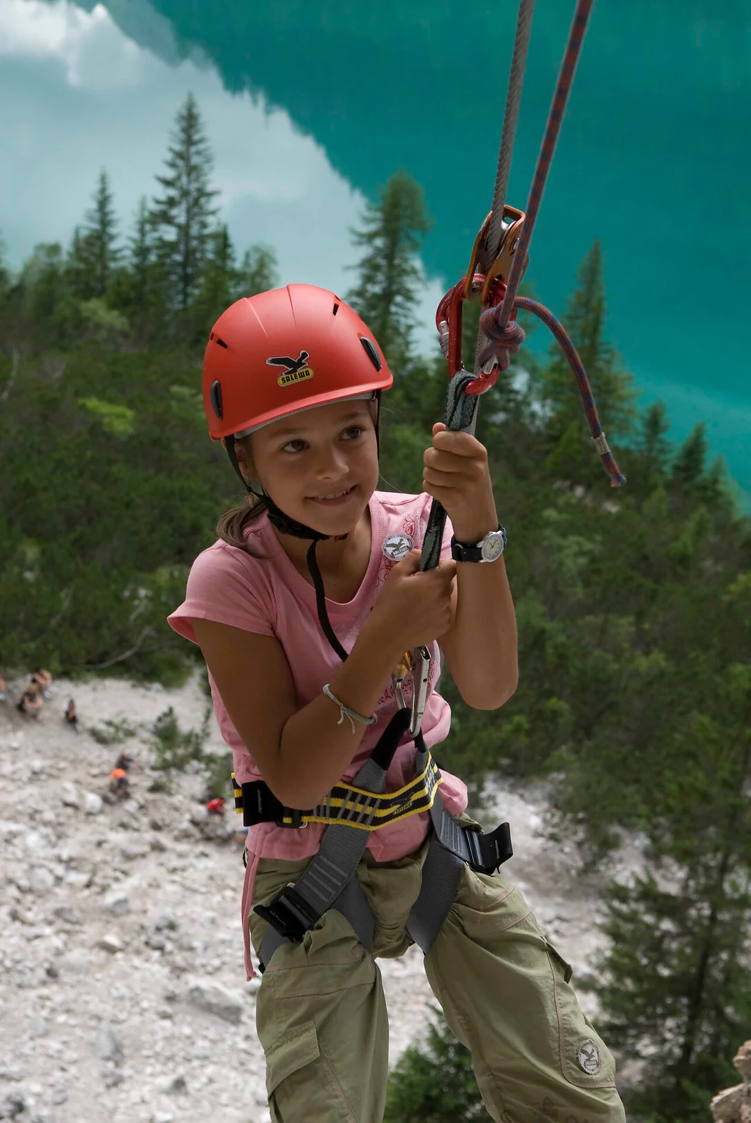 Climbing garden Lago di Braies/Pragser Wildsee Lake