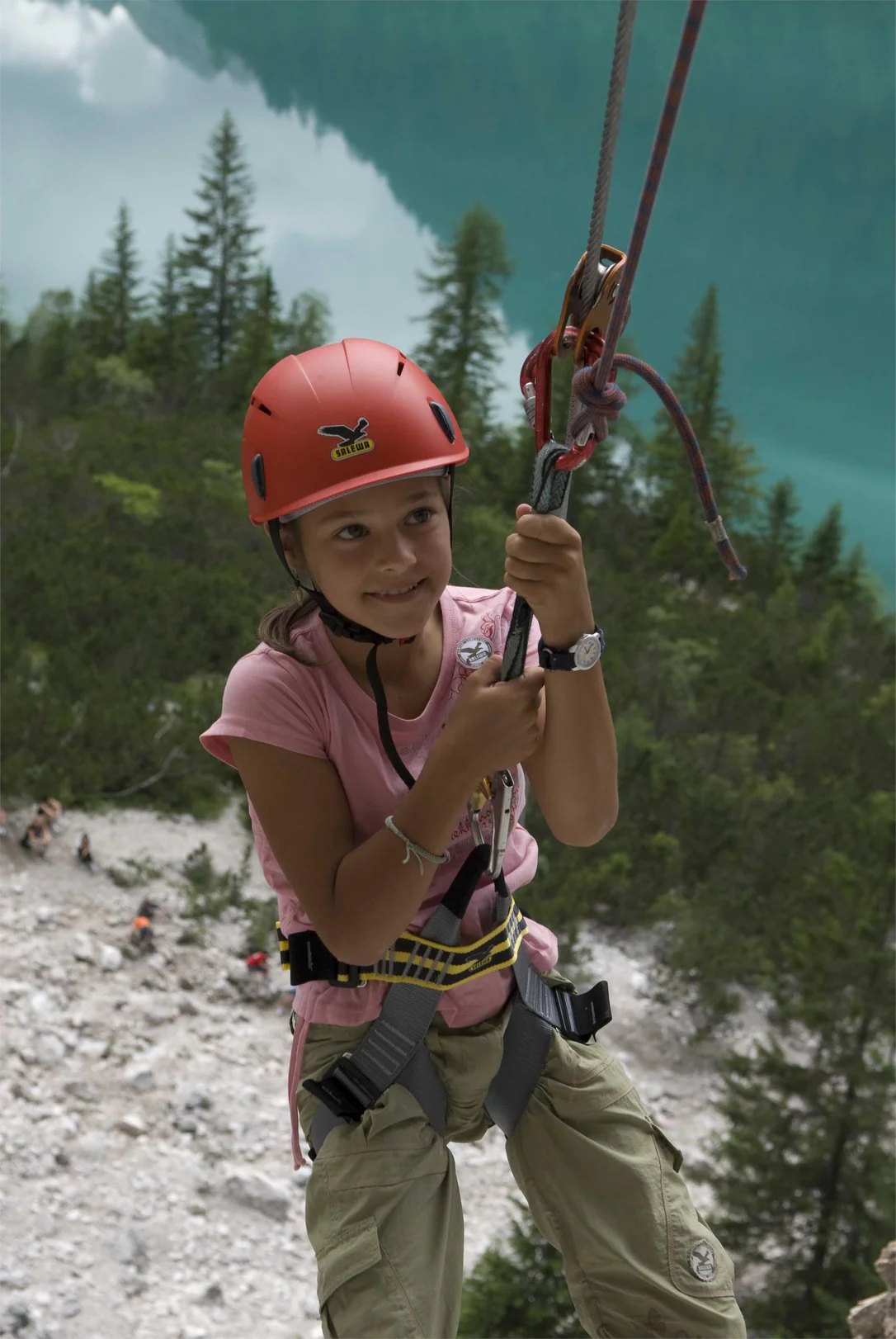 Climbing garden Lago di Braies/Pragser Wildsee Lake