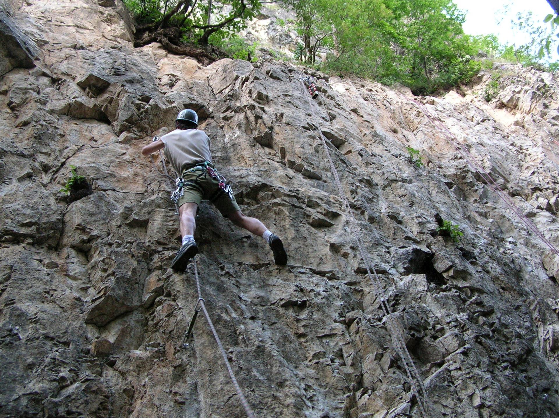 Klettergarten Unterlegstein Kurtatsch an der Weinstraße 1 suedtirol.info