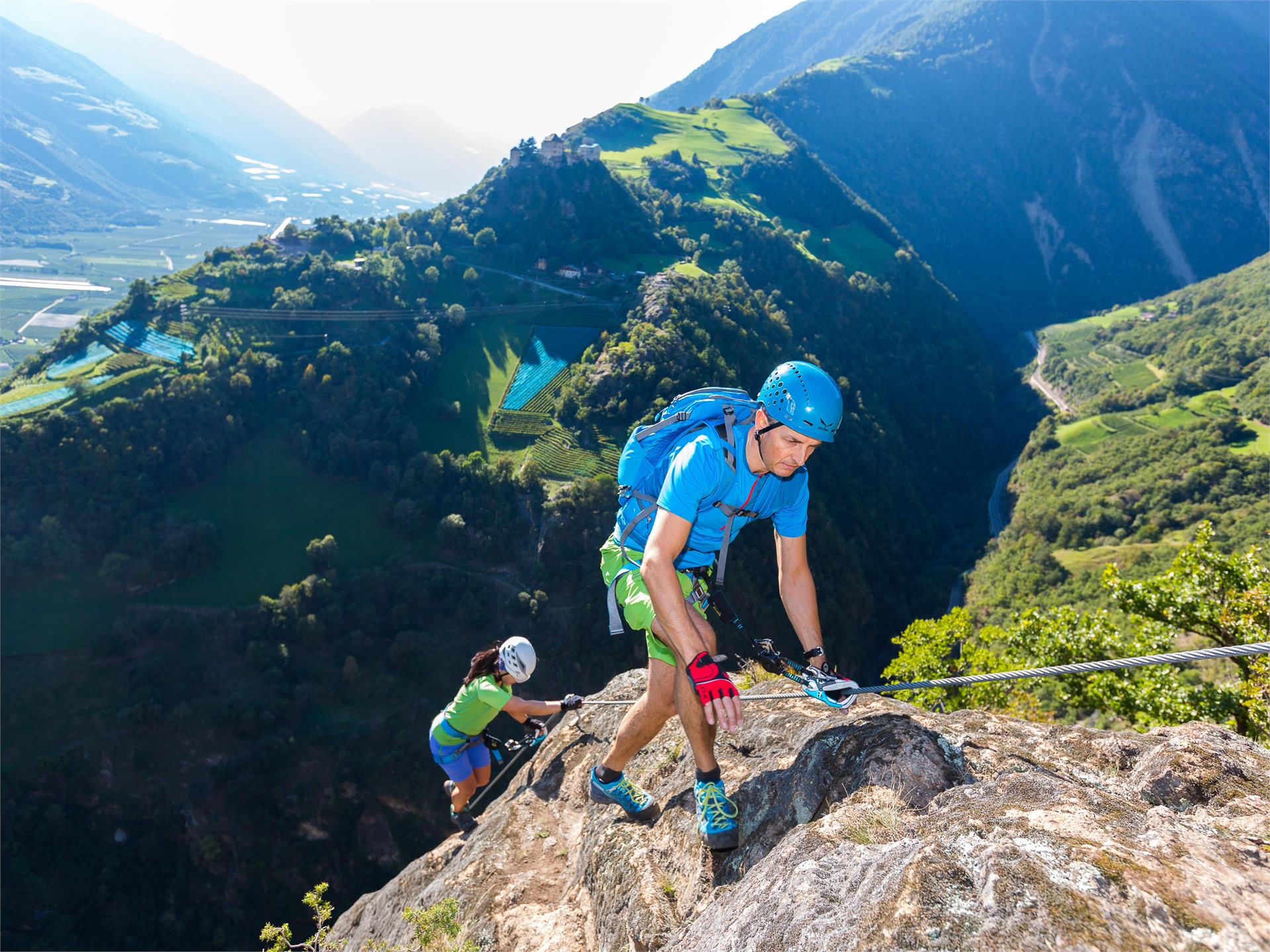 Klettersteig Hoachwool Naturns 3 suedtirol.info