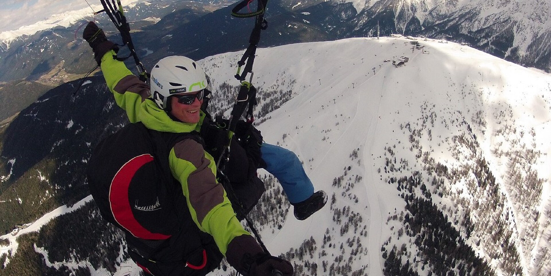 Paragleiten Winter