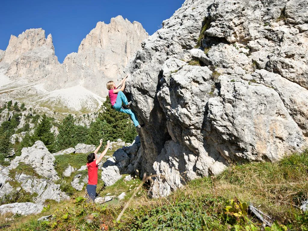 Palestra d'arrampicata Città dei Sassi Selva 1 suedtirol.info