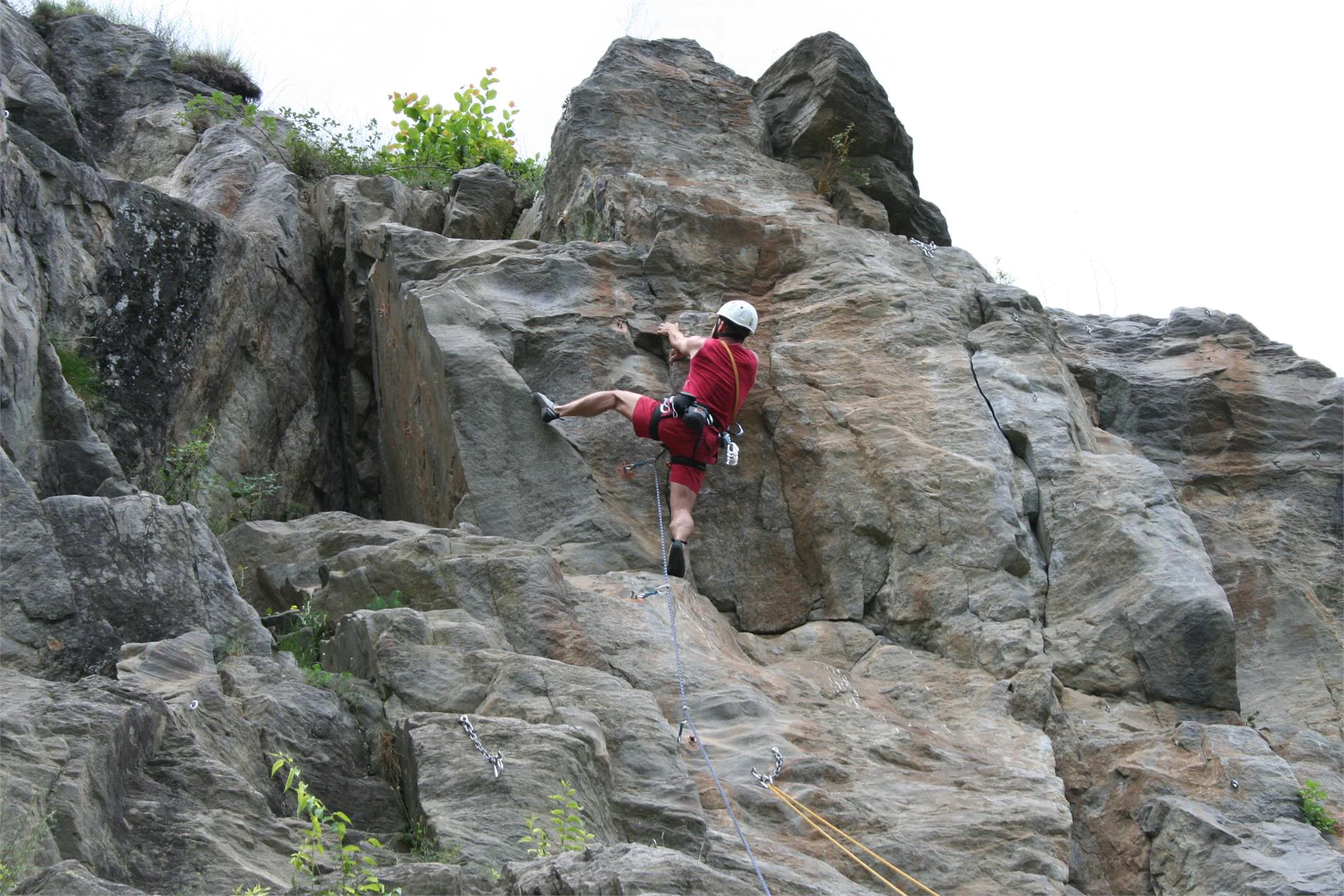 Palestra di roccia Burgstallknott Parcines 3 suedtirol.info