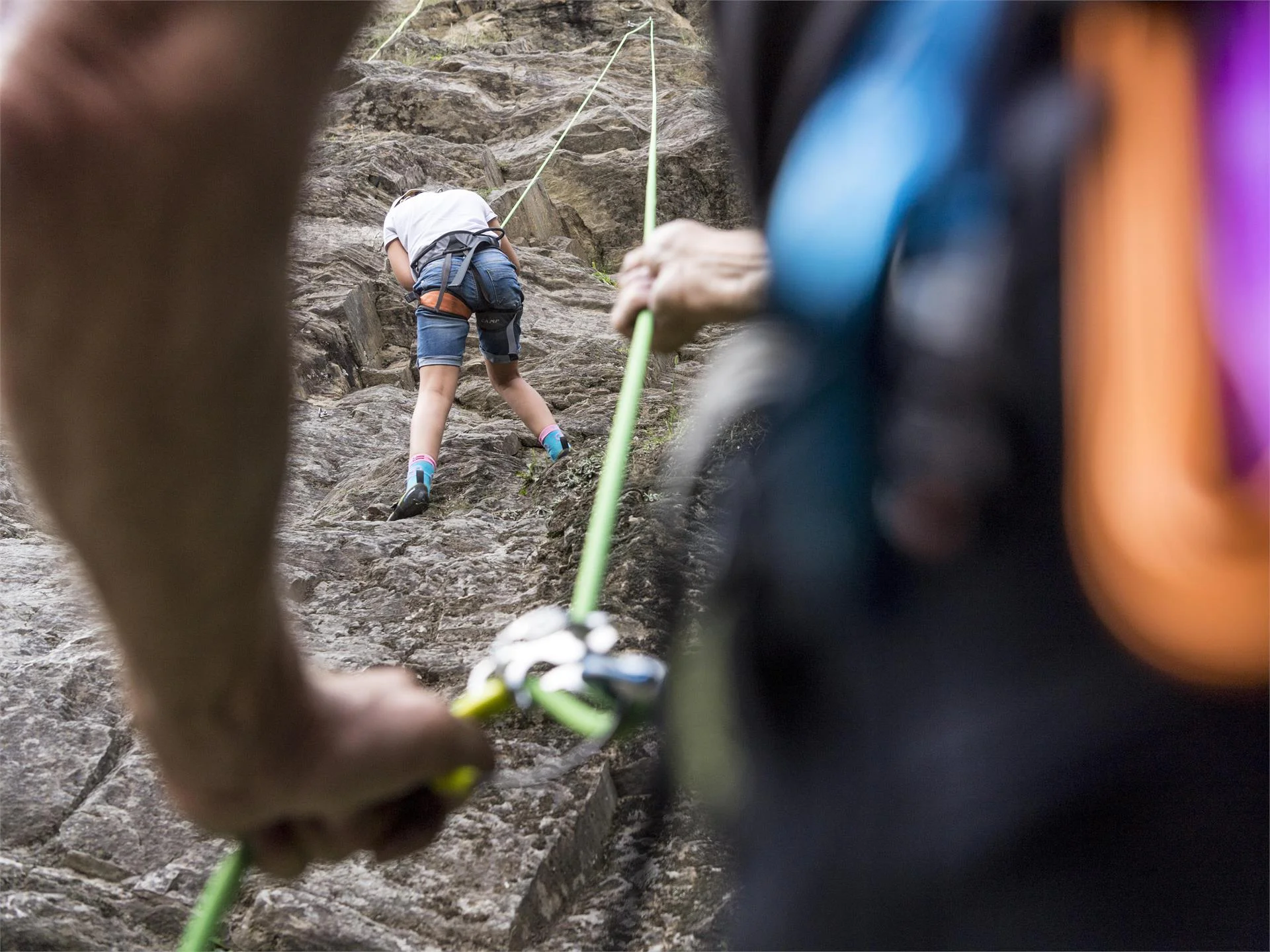 Palestra di roccia Burgstallknott Parcines 16 suedtirol.info