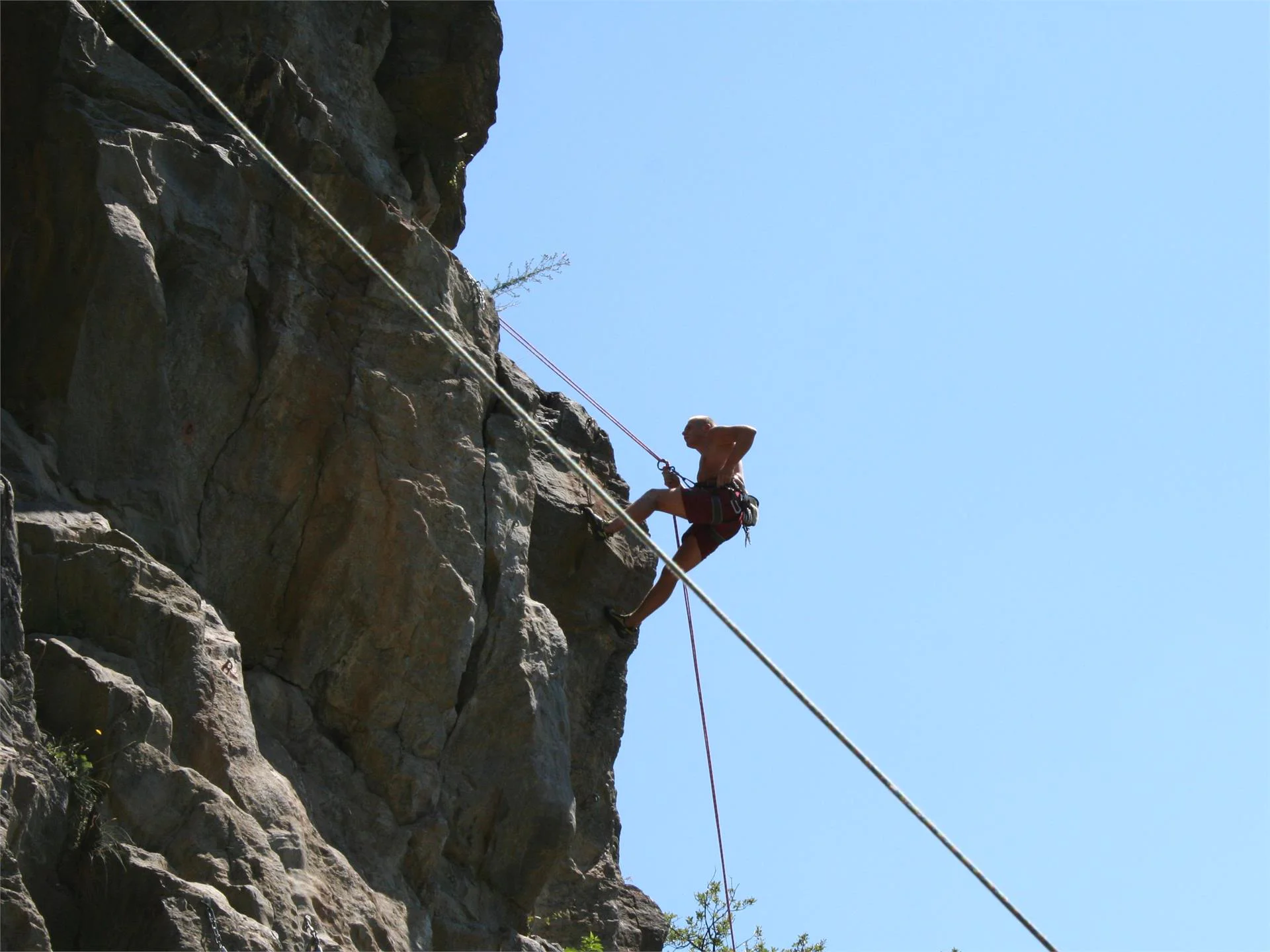 Palestra di roccia Burgstallknott Parcines 6 suedtirol.info