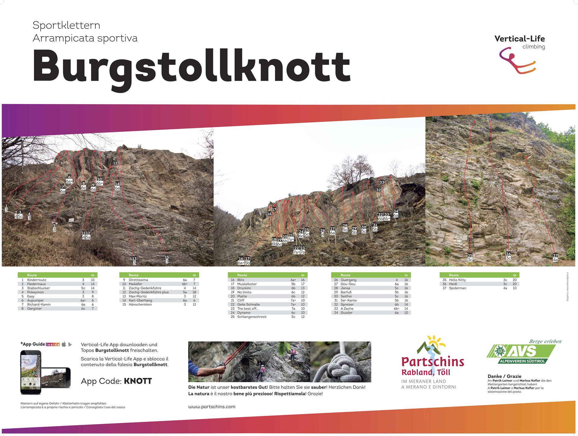 The Burgstallknott Climbing Area Partschins/Parcines 2 suedtirol.info
