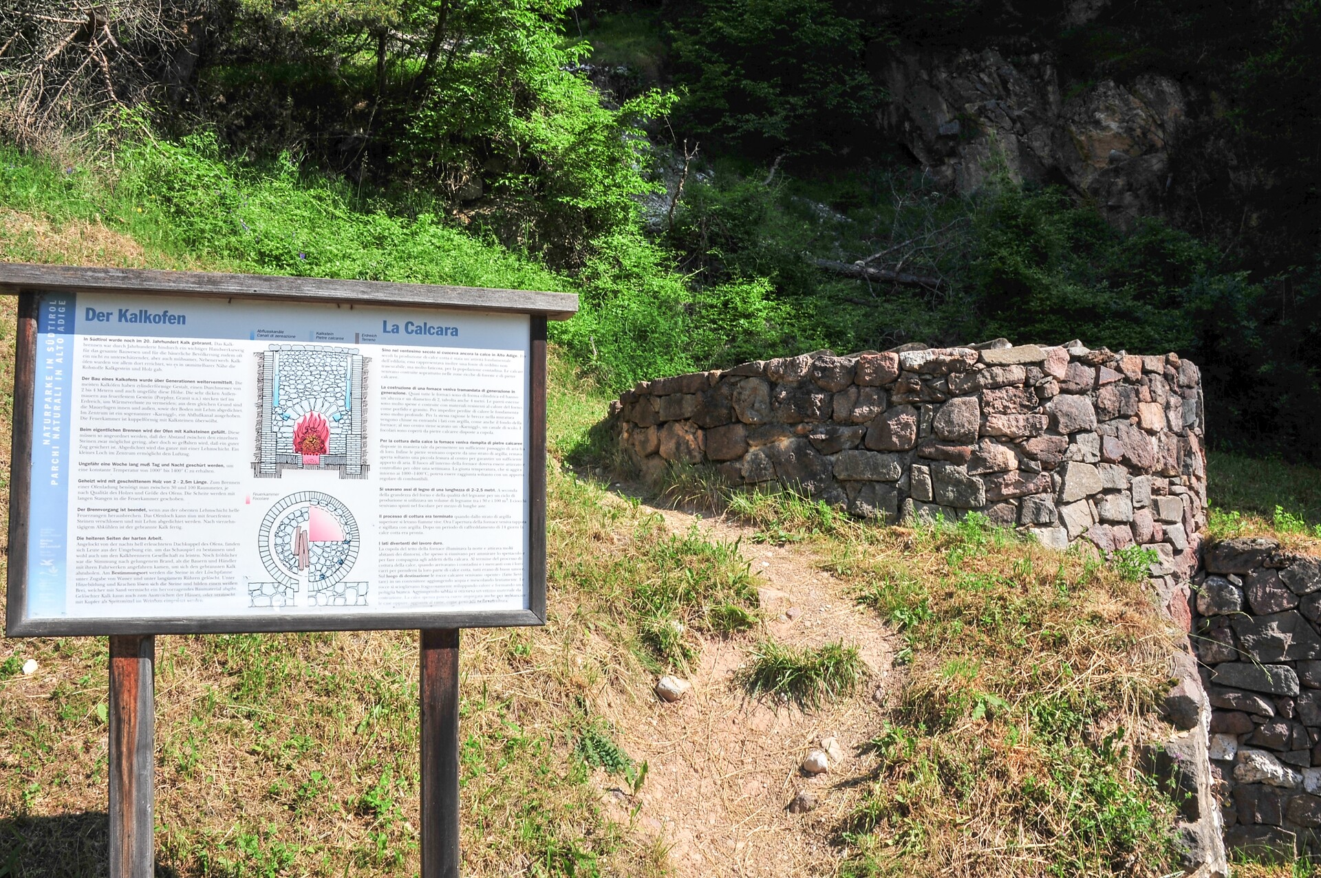 Lime kiln in Truden