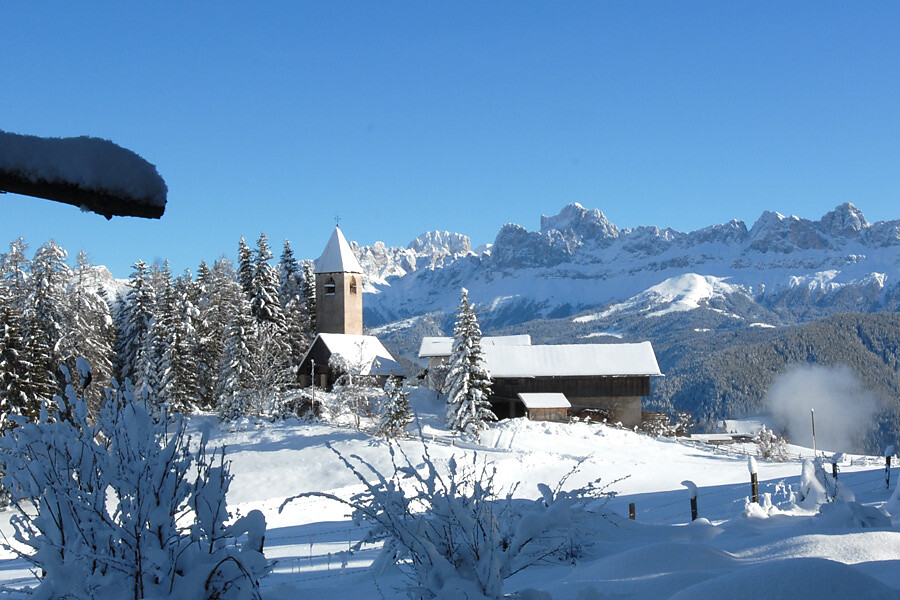 Church of St. Helena in winter