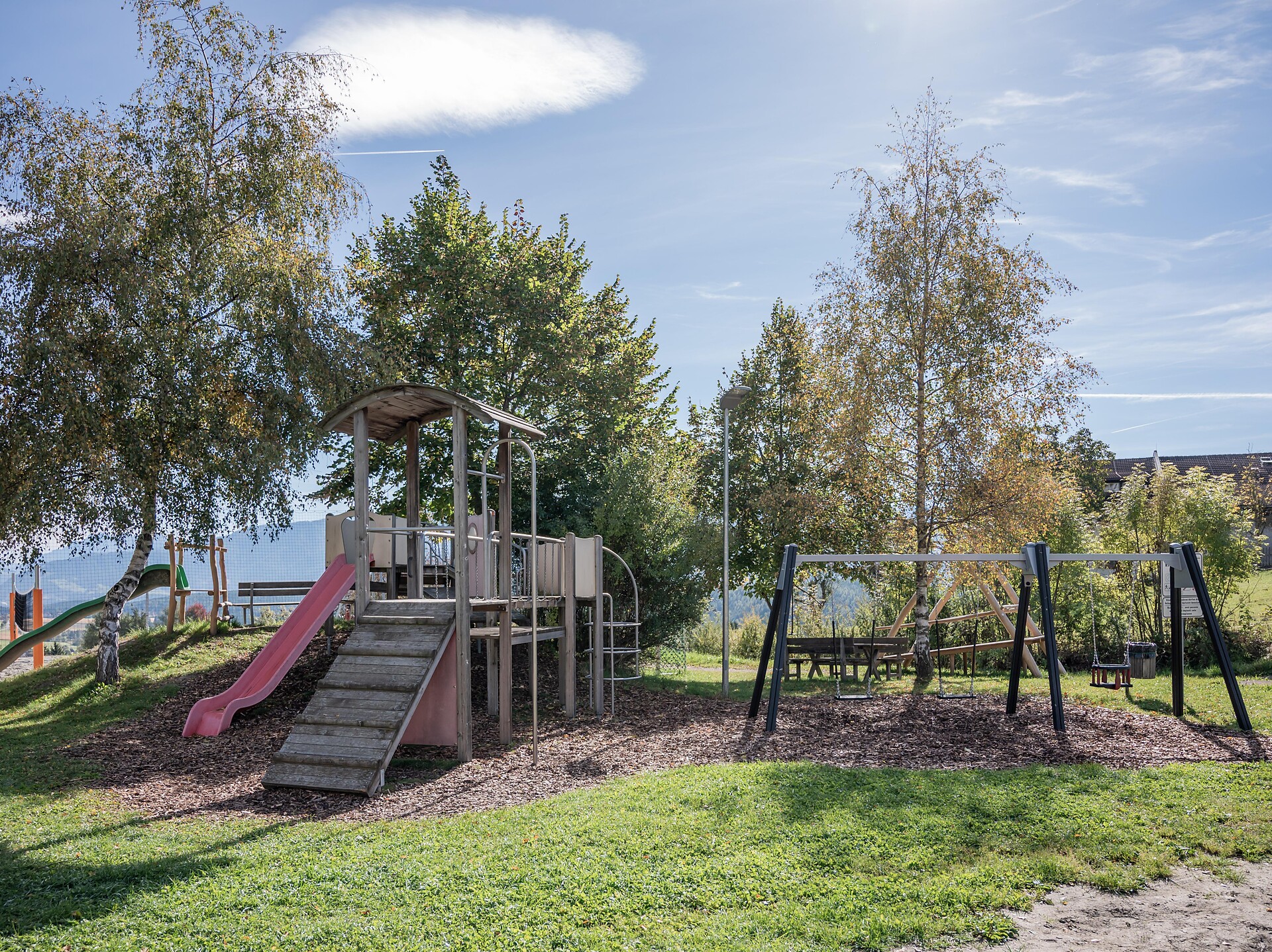 Children's Playground/Beachvolleyball Hofern/Corti - Dolomites Region Kronplatz/Plan de Corones - #1 - suedtirol.info