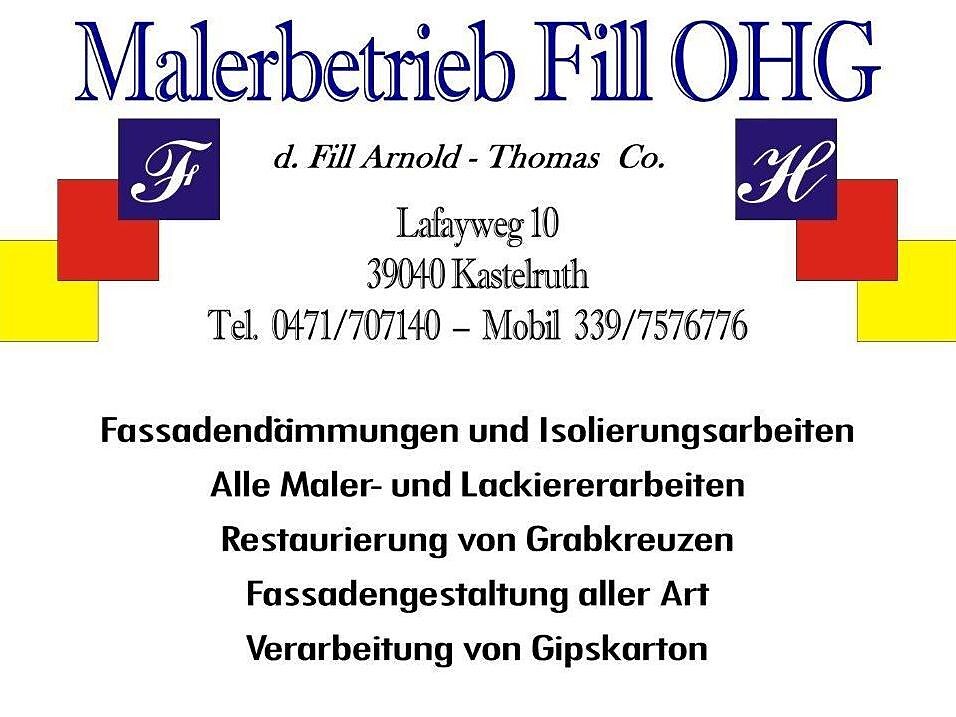 Malerbetrieb Fill OHG