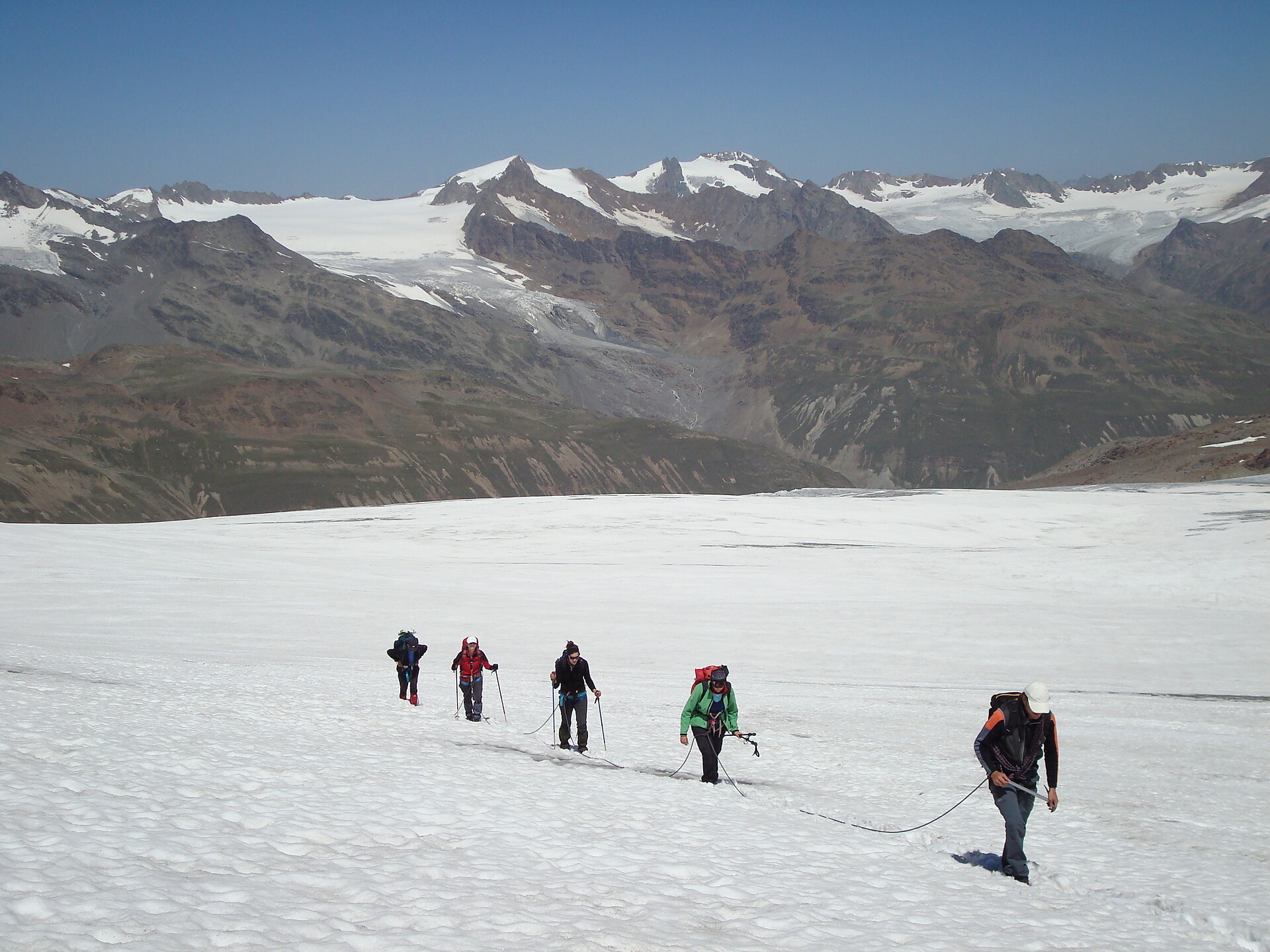 On the way to the discovery site of Ötzi