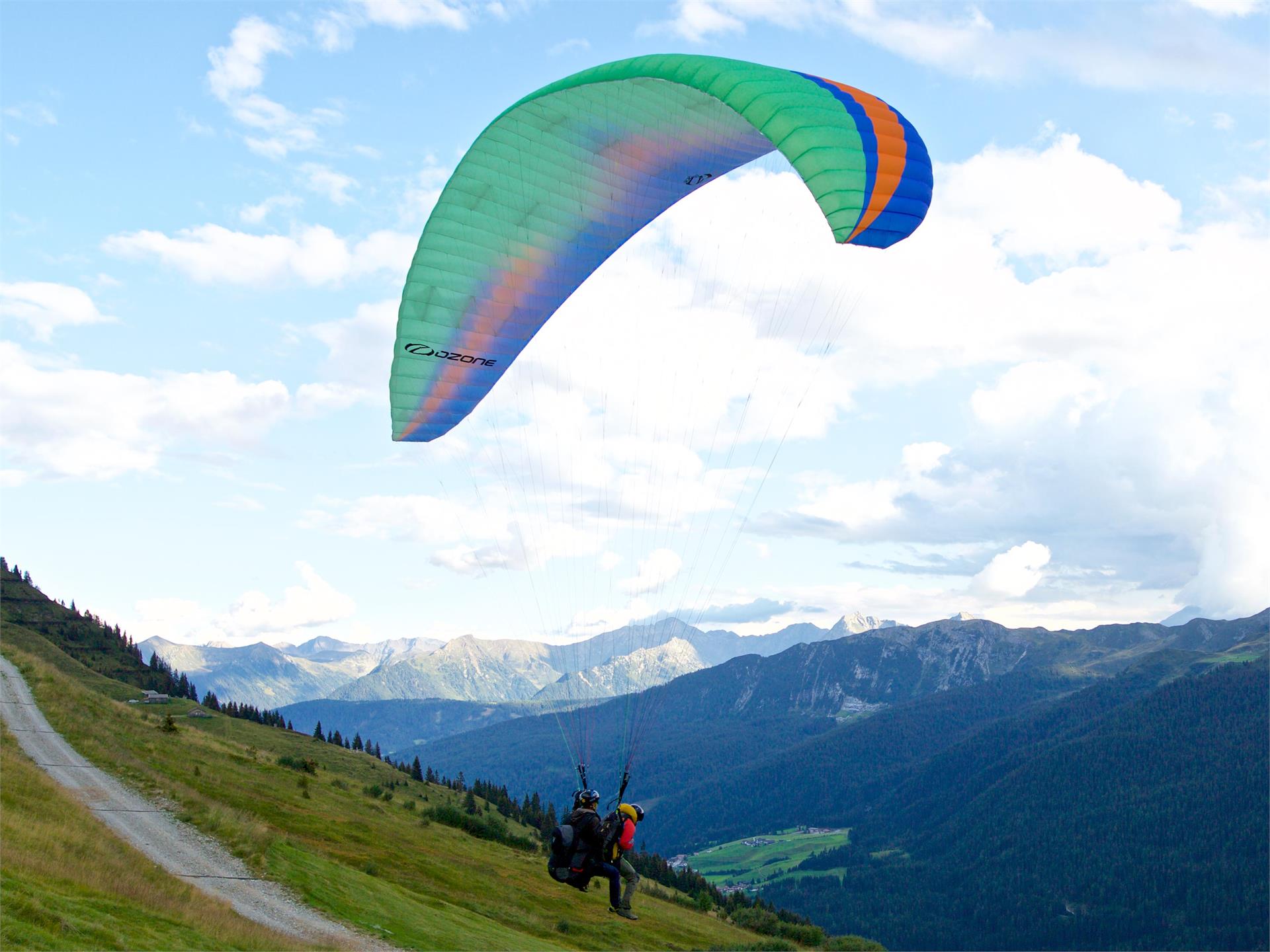 Voli tandem con il parapendio Racines 3 suedtirol.info
