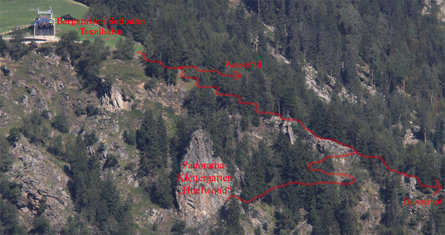 La panoramica palestra di roccia "Huafwond"  7 suedtirol.info