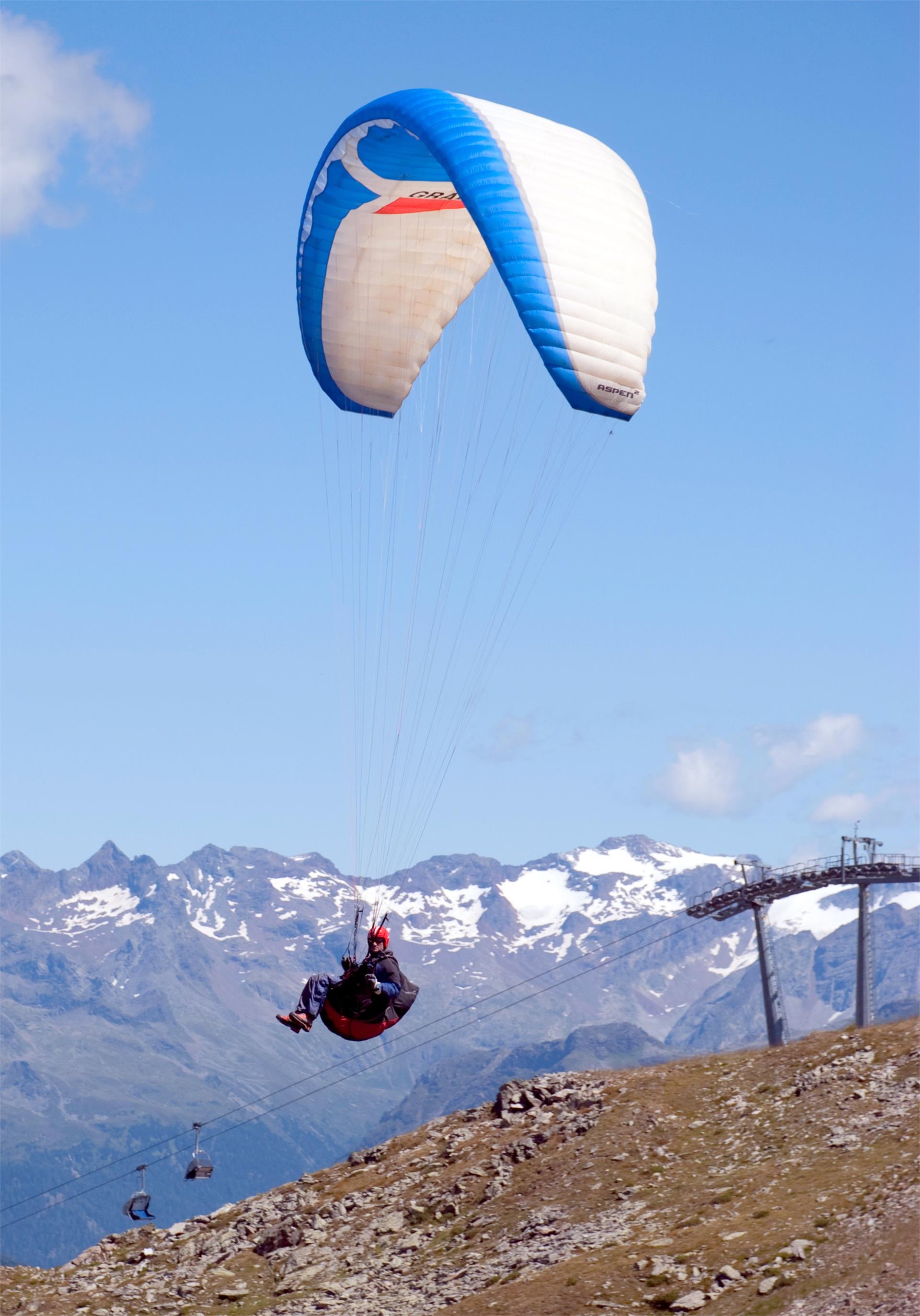 Parapendio allo Speikboden Selva dei Molini 15 suedtirol.info