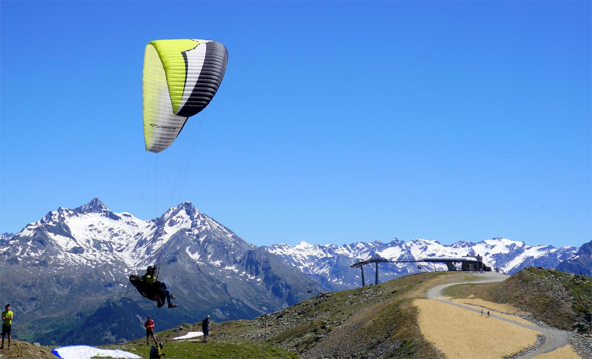 Parapendio allo Speikboden Selva dei Molini 2 suedtirol.info