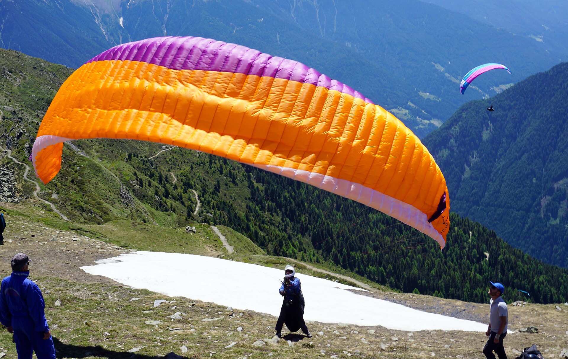 Parapendio allo Speikboden