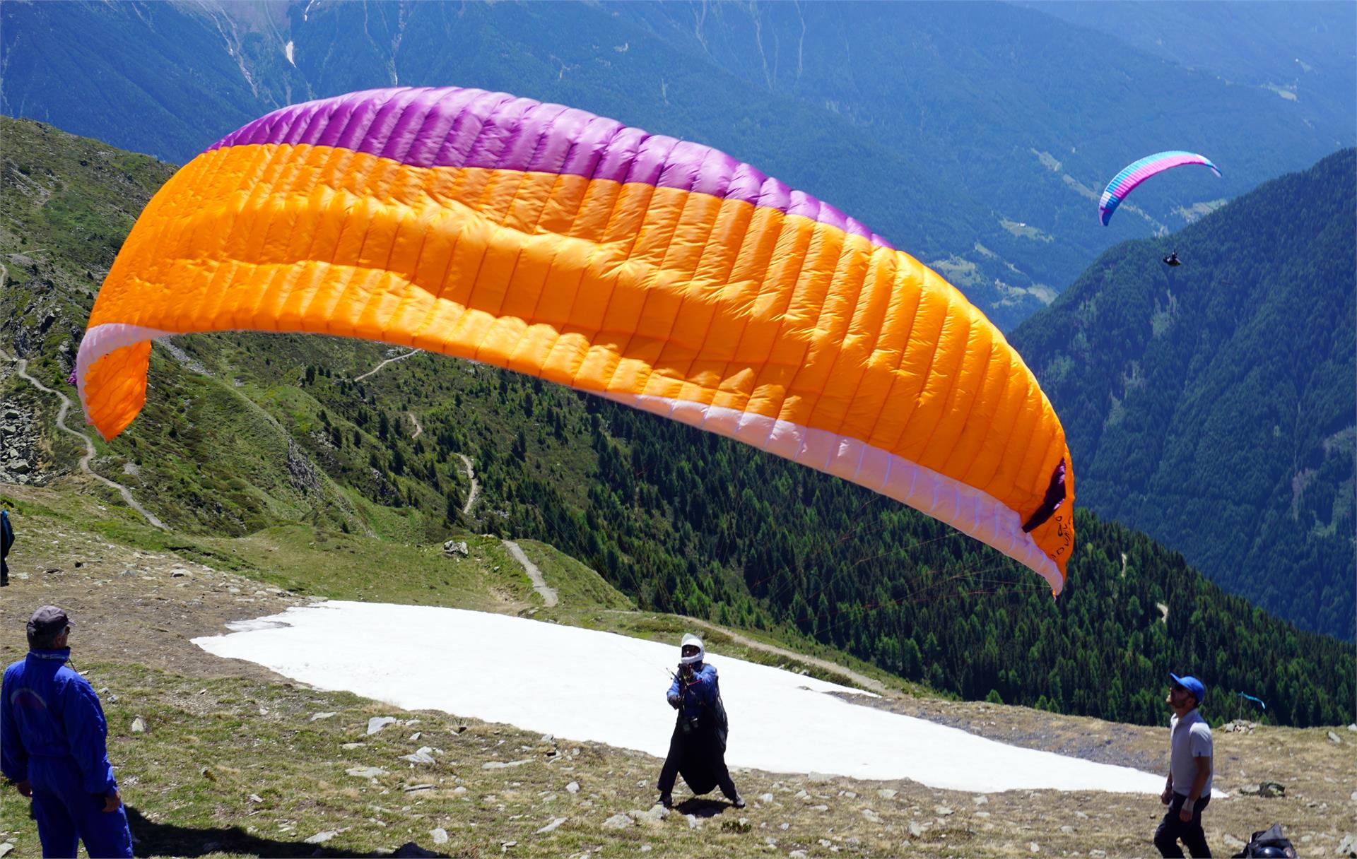 Parapendio allo Speikboden Selva dei Molini 3 suedtirol.info