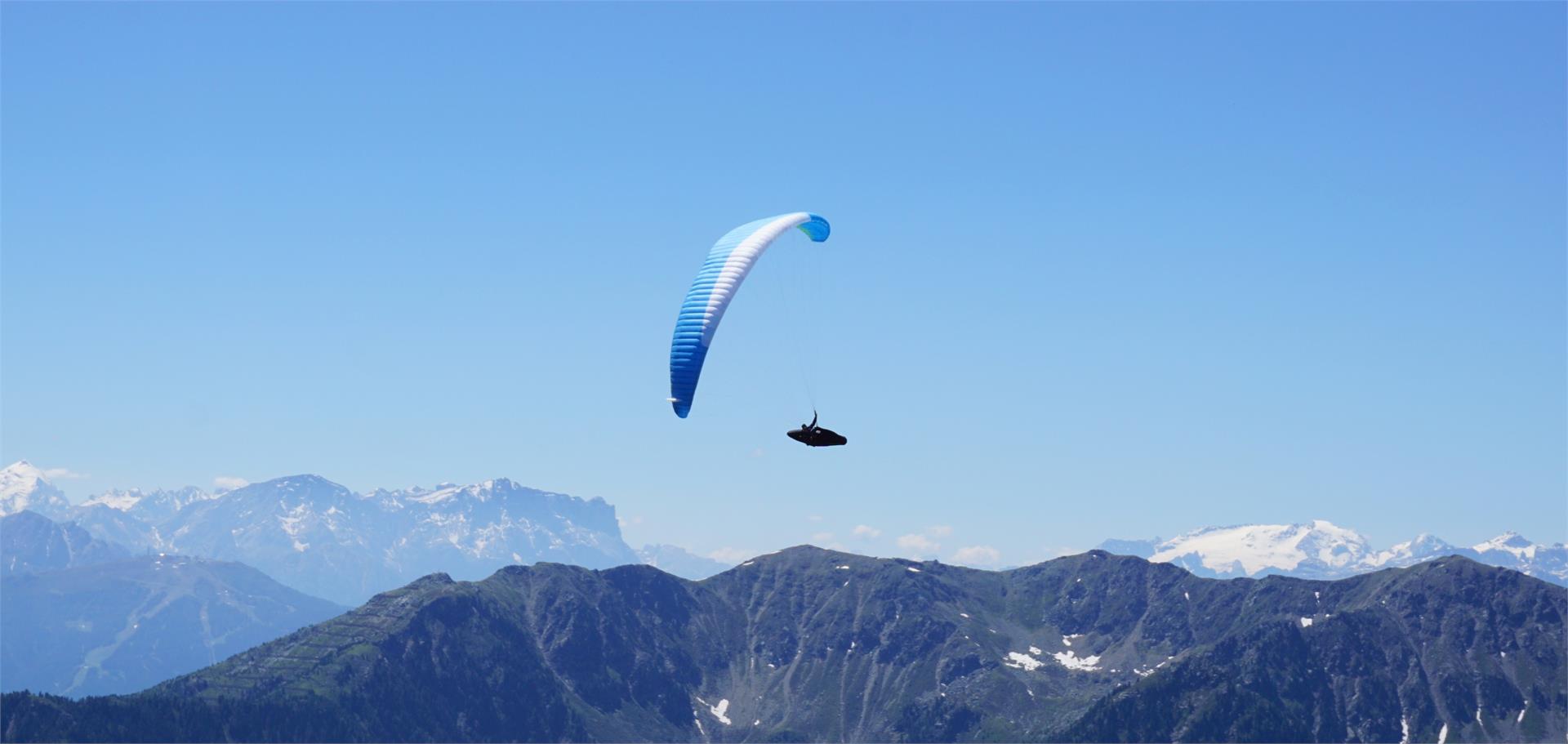 Parapendio allo Speikboden Selva dei Molini 4 suedtirol.info