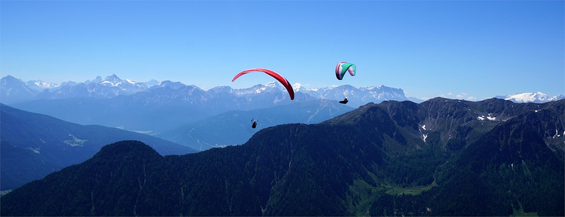 Parapendio allo Speikboden Selva dei Molini 11 suedtirol.info