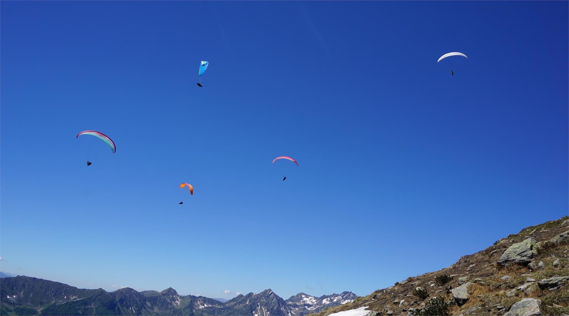 Parapendio allo Speikboden Selva dei Molini 12 suedtirol.info