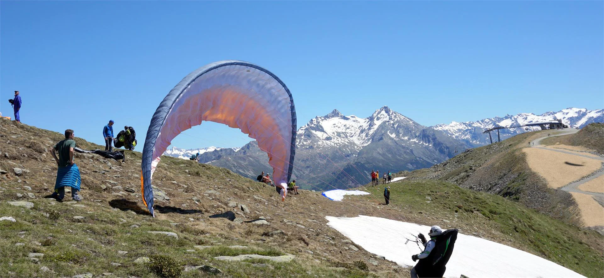 Parapendio allo Speikboden Selva dei Molini 7 suedtirol.info