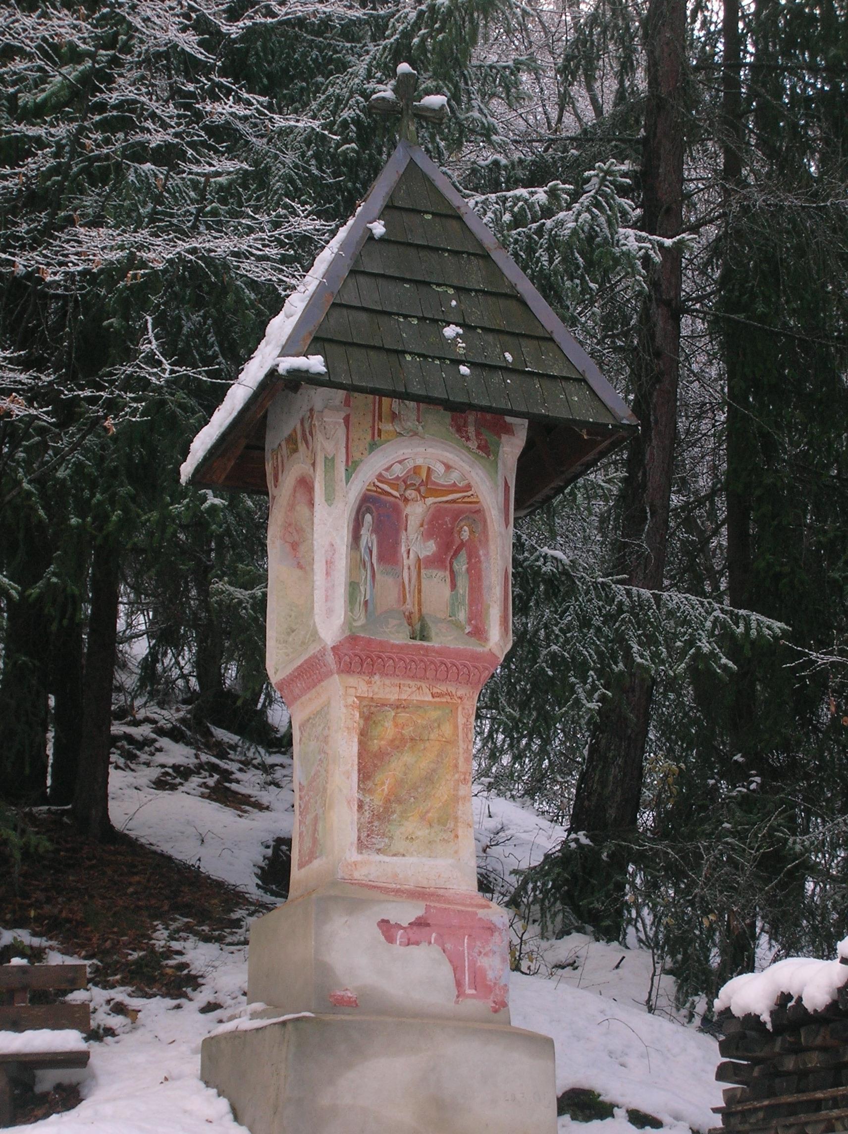 Votive pillar "Peststöcklein" Karneid/Cornedo all'Isarco 2 suedtirol.info