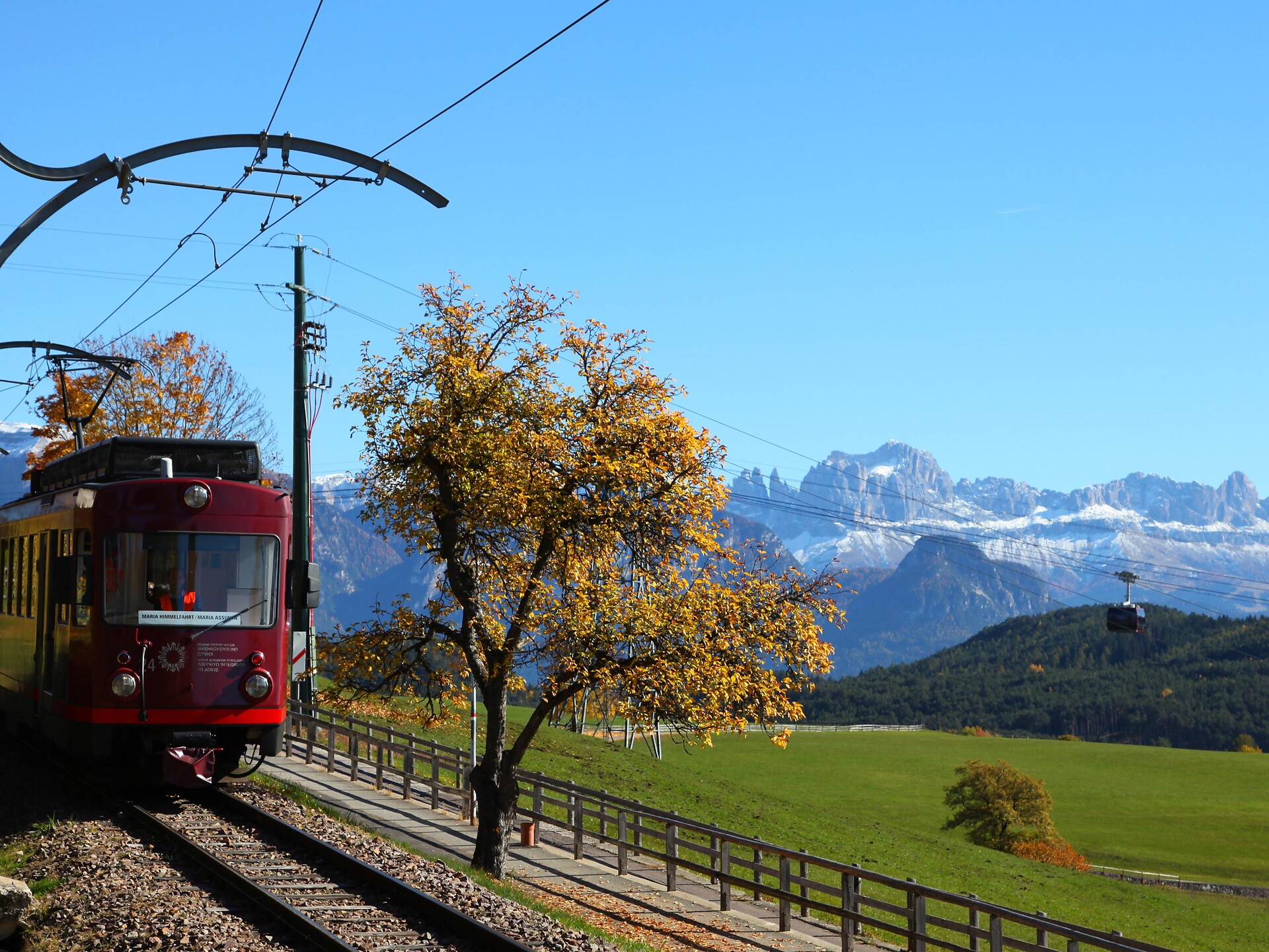 Treno del Renon e funivia