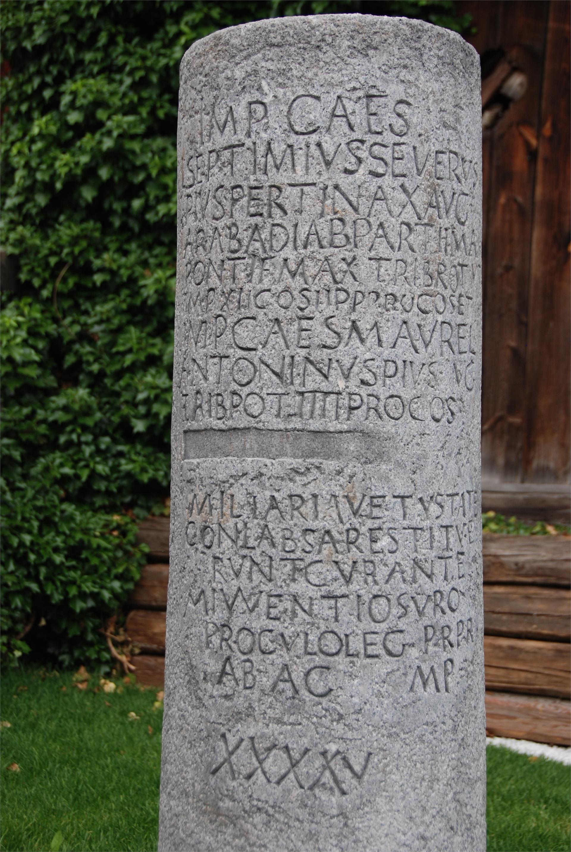 Military stone of the romans Olang/Valdaora 1 suedtirol.info