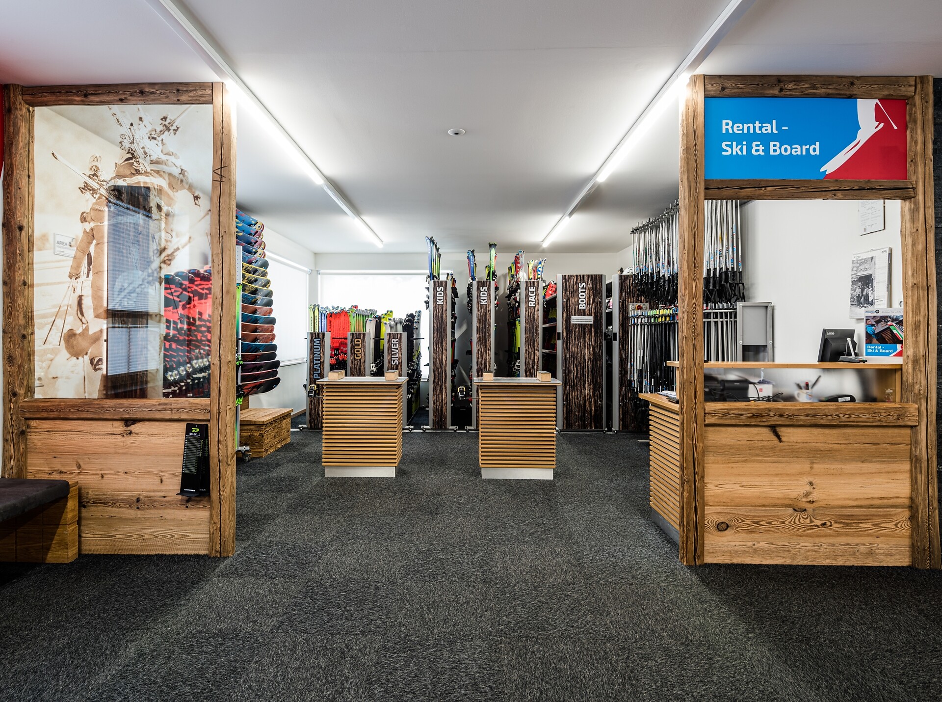Rental Ski & Board Ski School S. Cristina