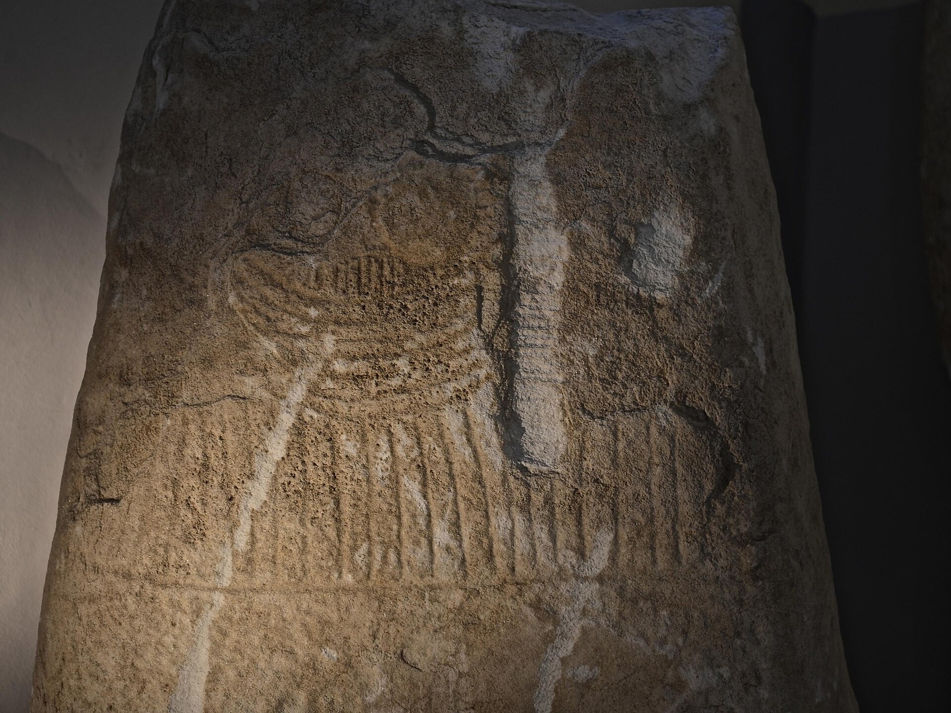 Menhir exhibition in the Schlandersburg castle
