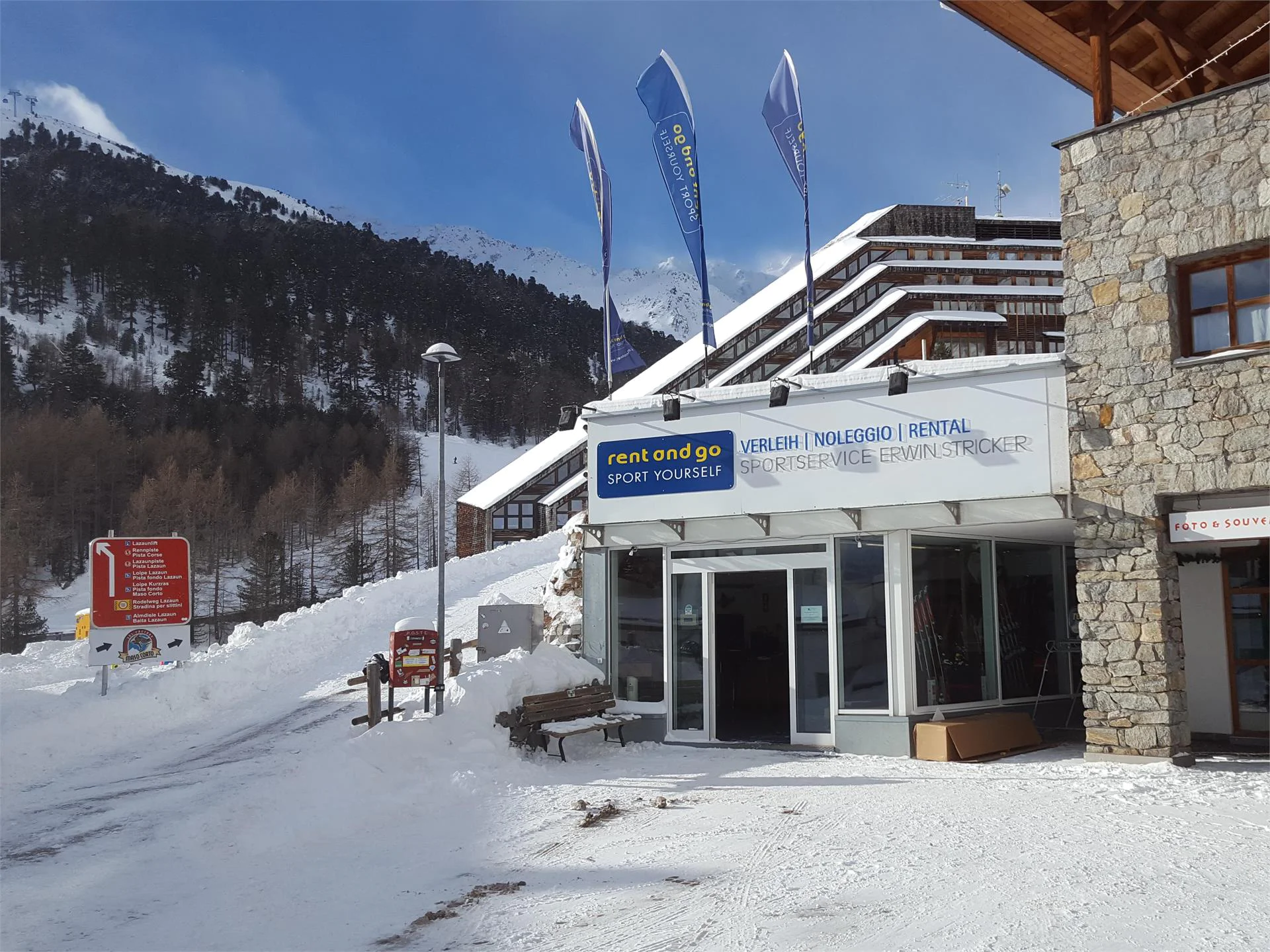 Ski Rental Sportservice Erwin Stricker - Rent & go Schnals/Senales 1 suedtirol.info