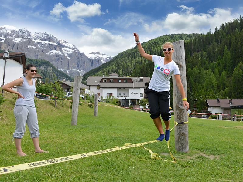 Slackline Wolkenstein 1 suedtirol.info