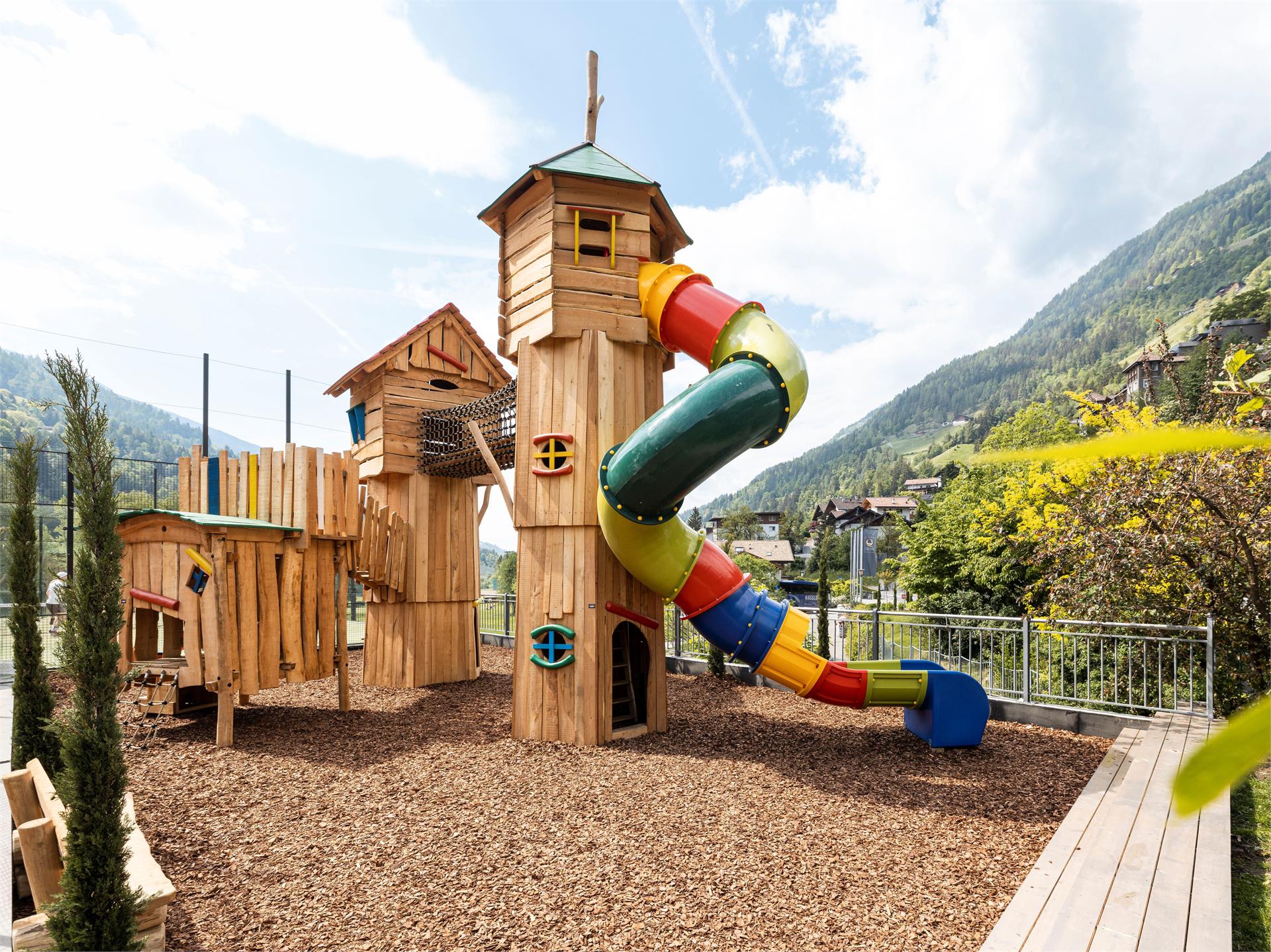 Spielplatz in Quellenhof St.Martin in Passeier 2 suedtirol.info