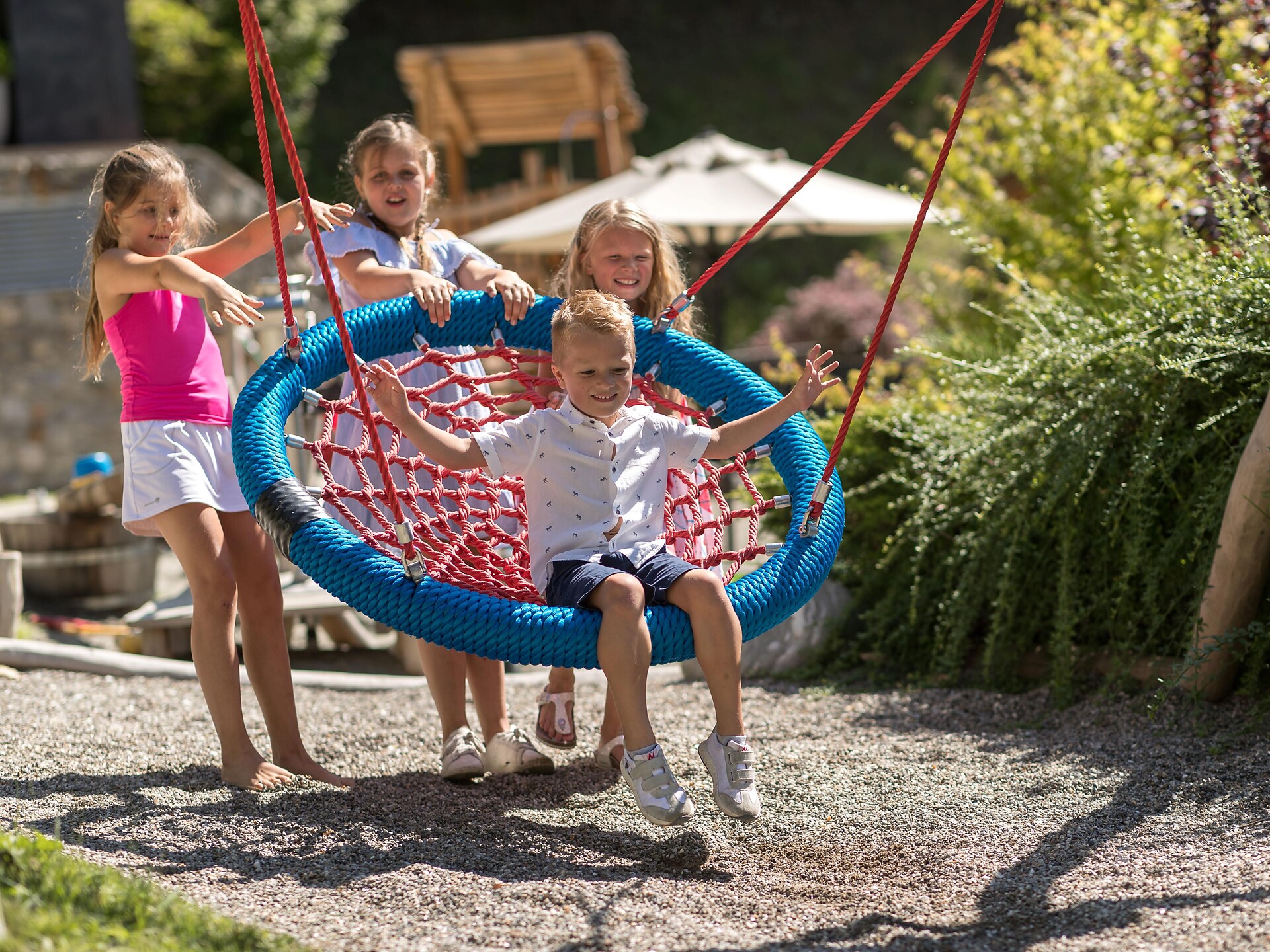 Playground in Quellenhof/Sorgente