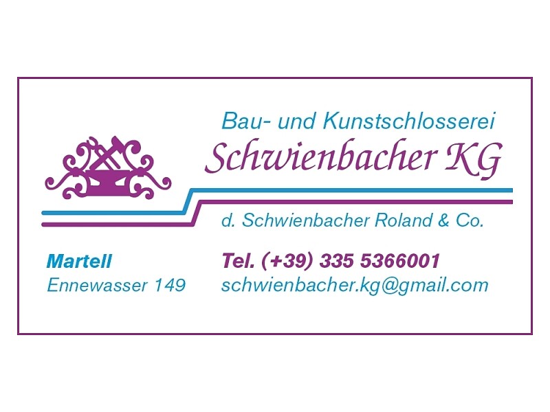 Schwienbacher KG - Locksmith art Martell/Martello 1 suedtirol.info