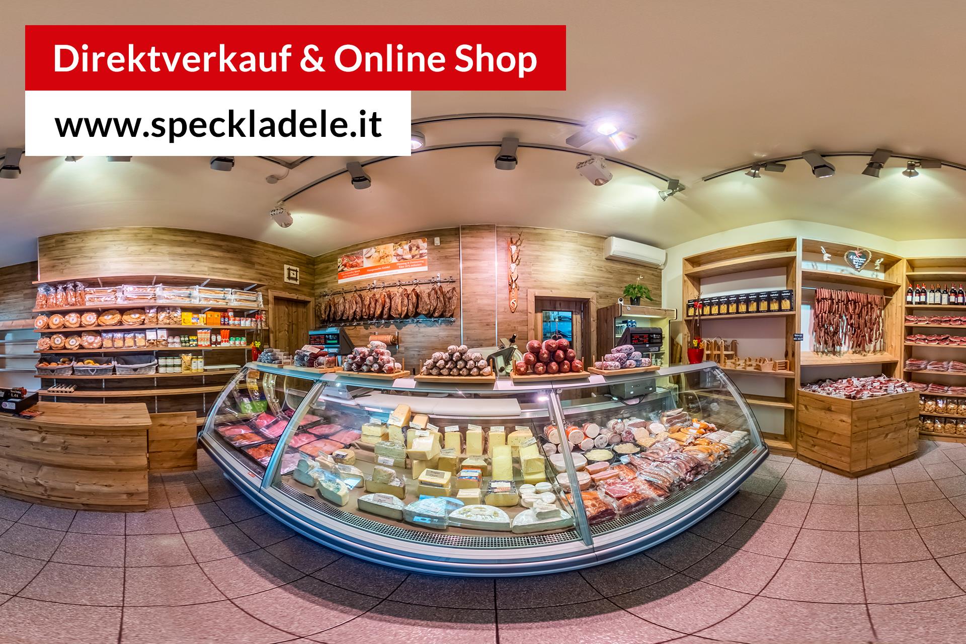 Speck Ladele - bacon, sausages and cheese Schenna/Scena 1 suedtirol.info