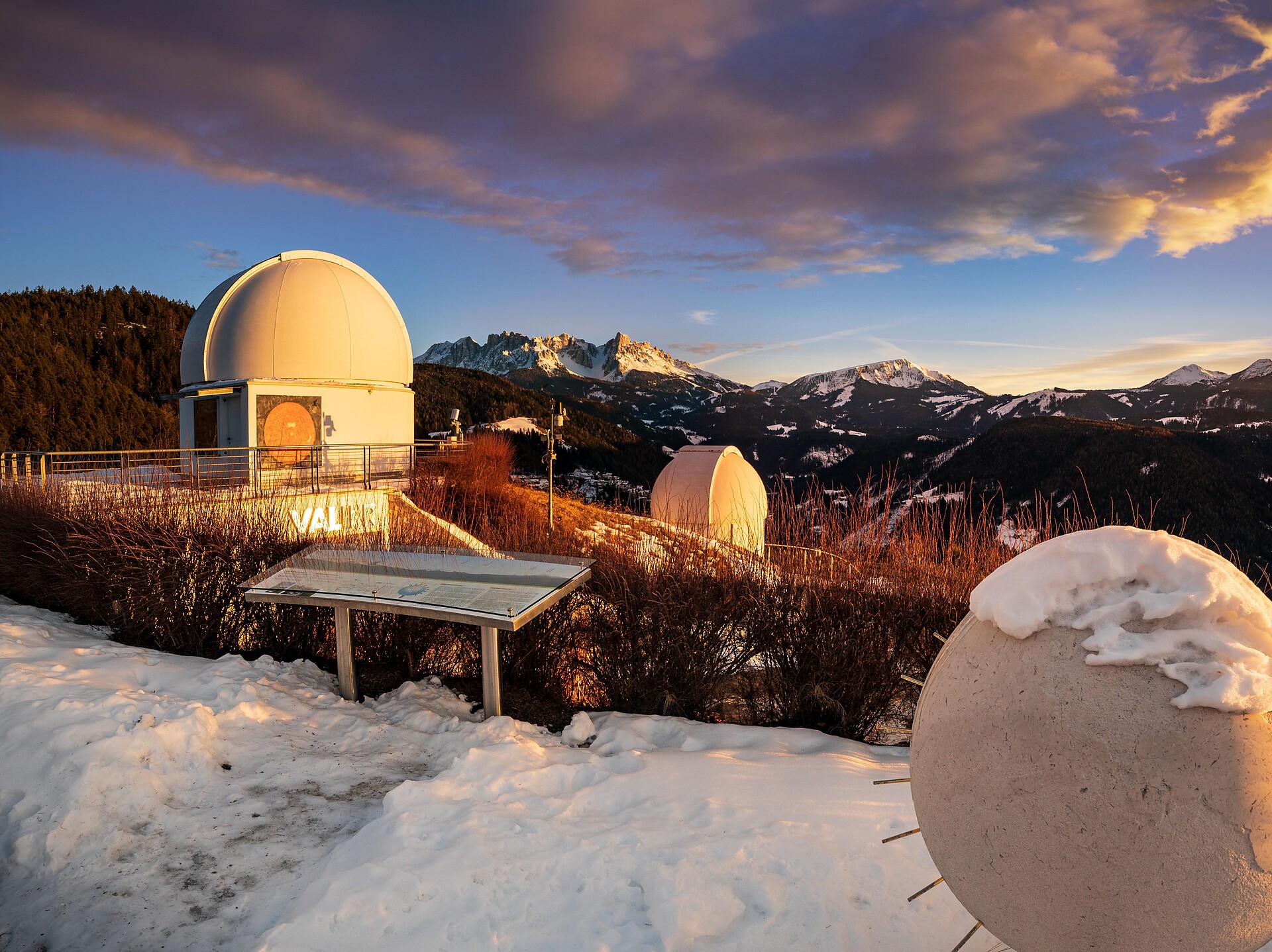 Osservatorio nell' inverno