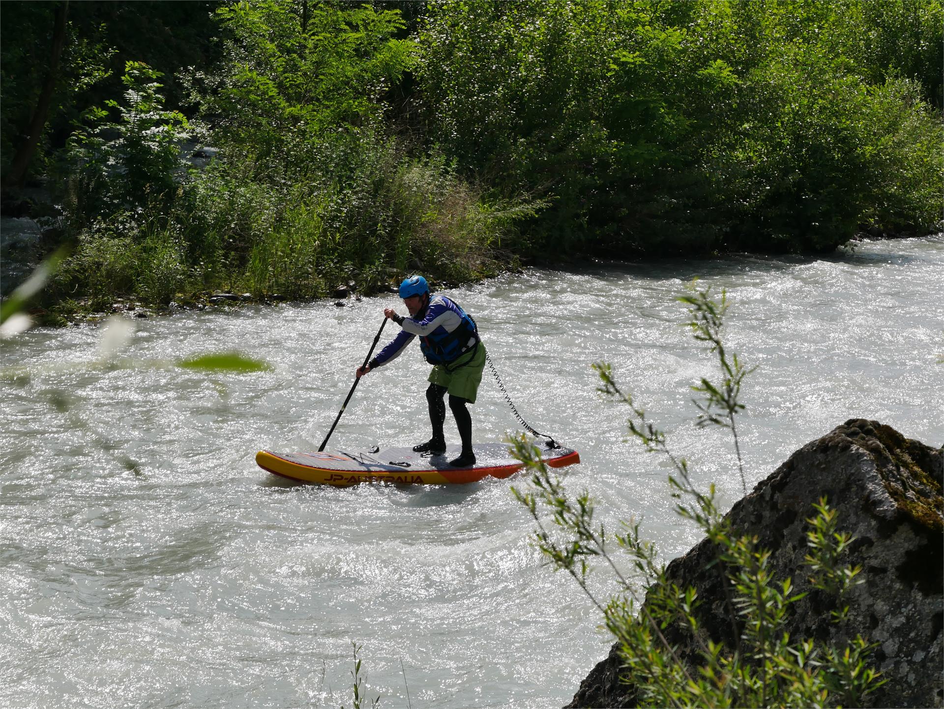 Stand Up Paddling (SUP) Rabland Partschins/Parcines 5 suedtirol.info