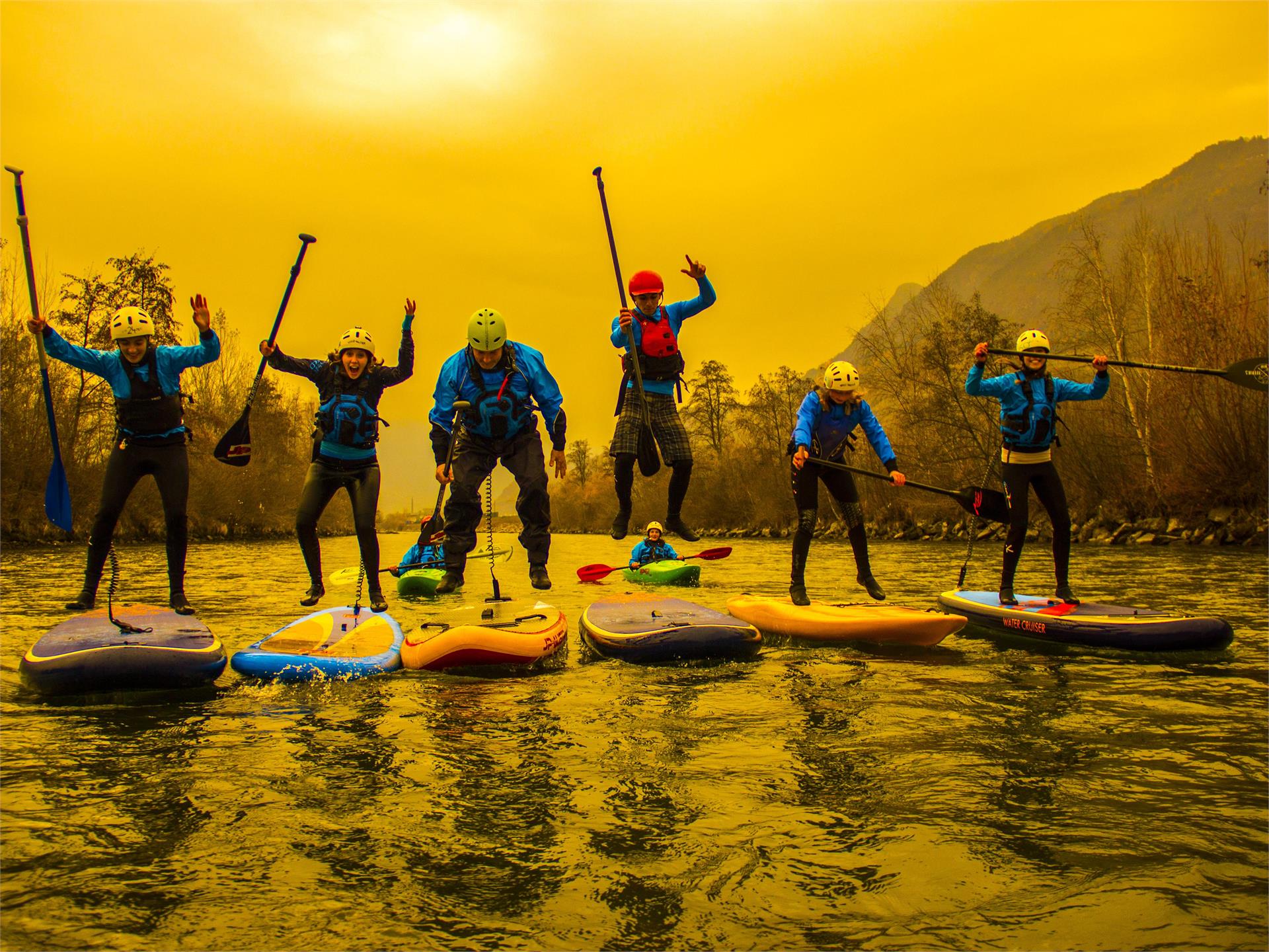 Stand Up Paddling (SUP) Rabland Partschins/Parcines 8 suedtirol.info
