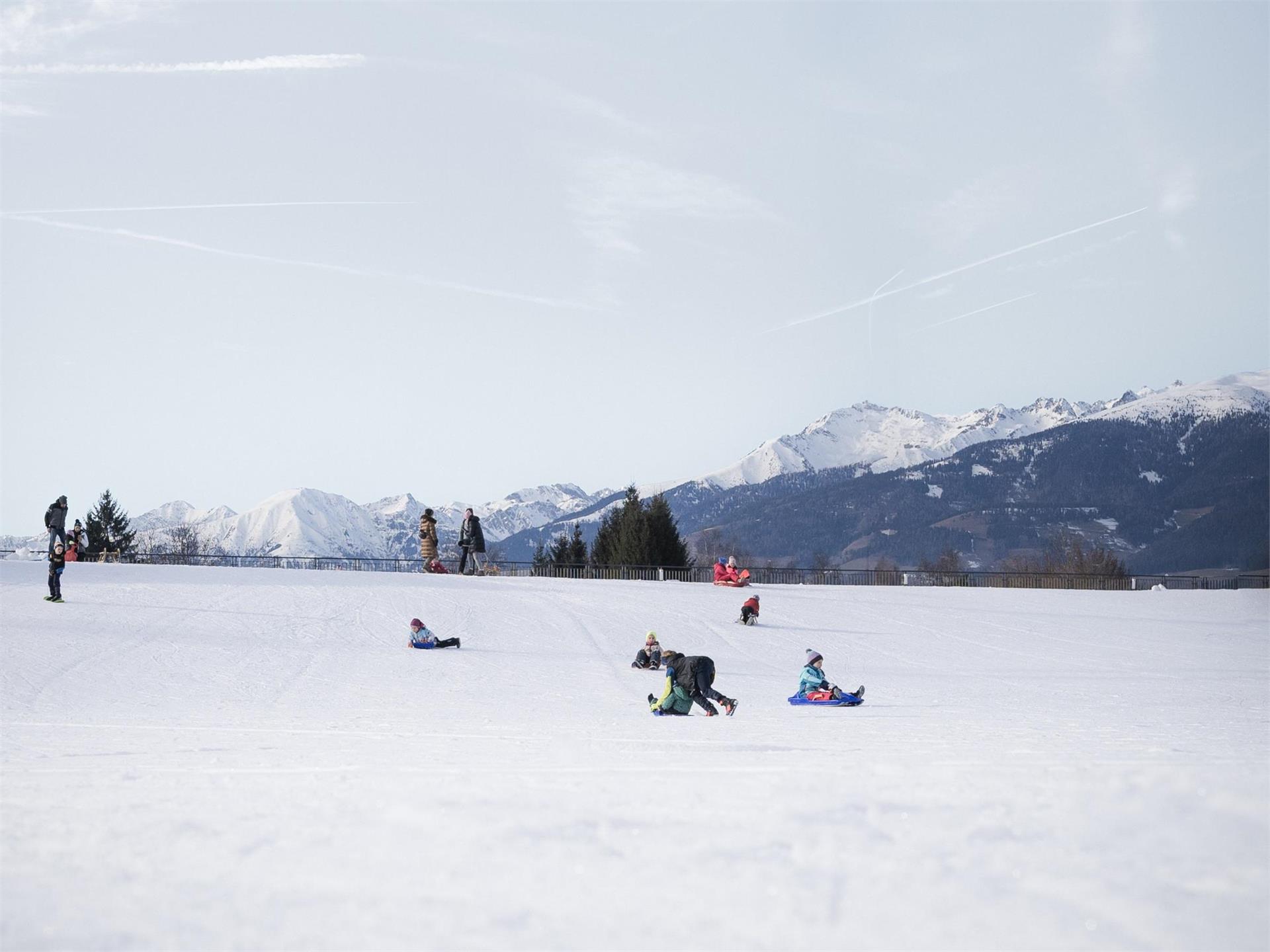 Snow park for children in Reischach Bruneck/Brunico 1 suedtirol.info