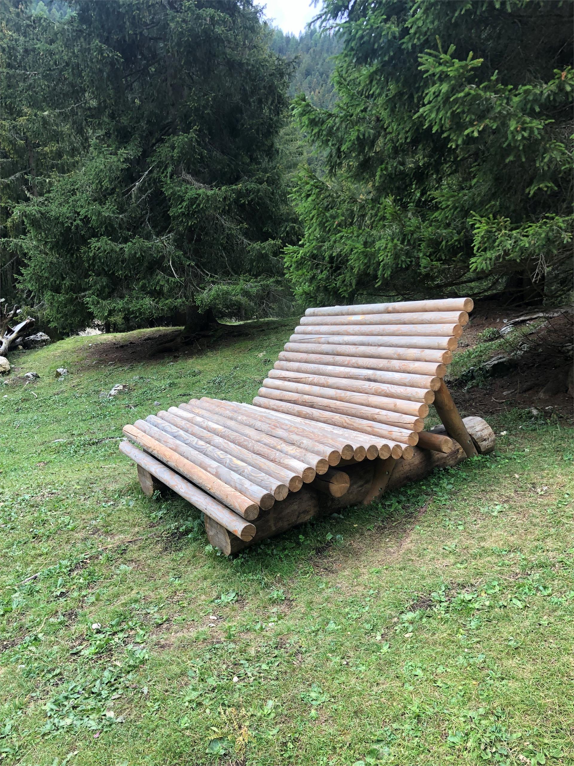 Sonnenliege Rechter Leger Tiers am Rosengarten 2 suedtirol.info