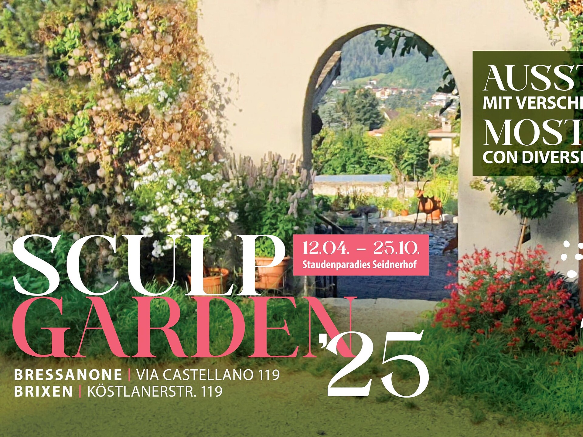 SculpGarden25 – Art in the Staudenparadies Brixen/Bressanone 1 suedtirol.info