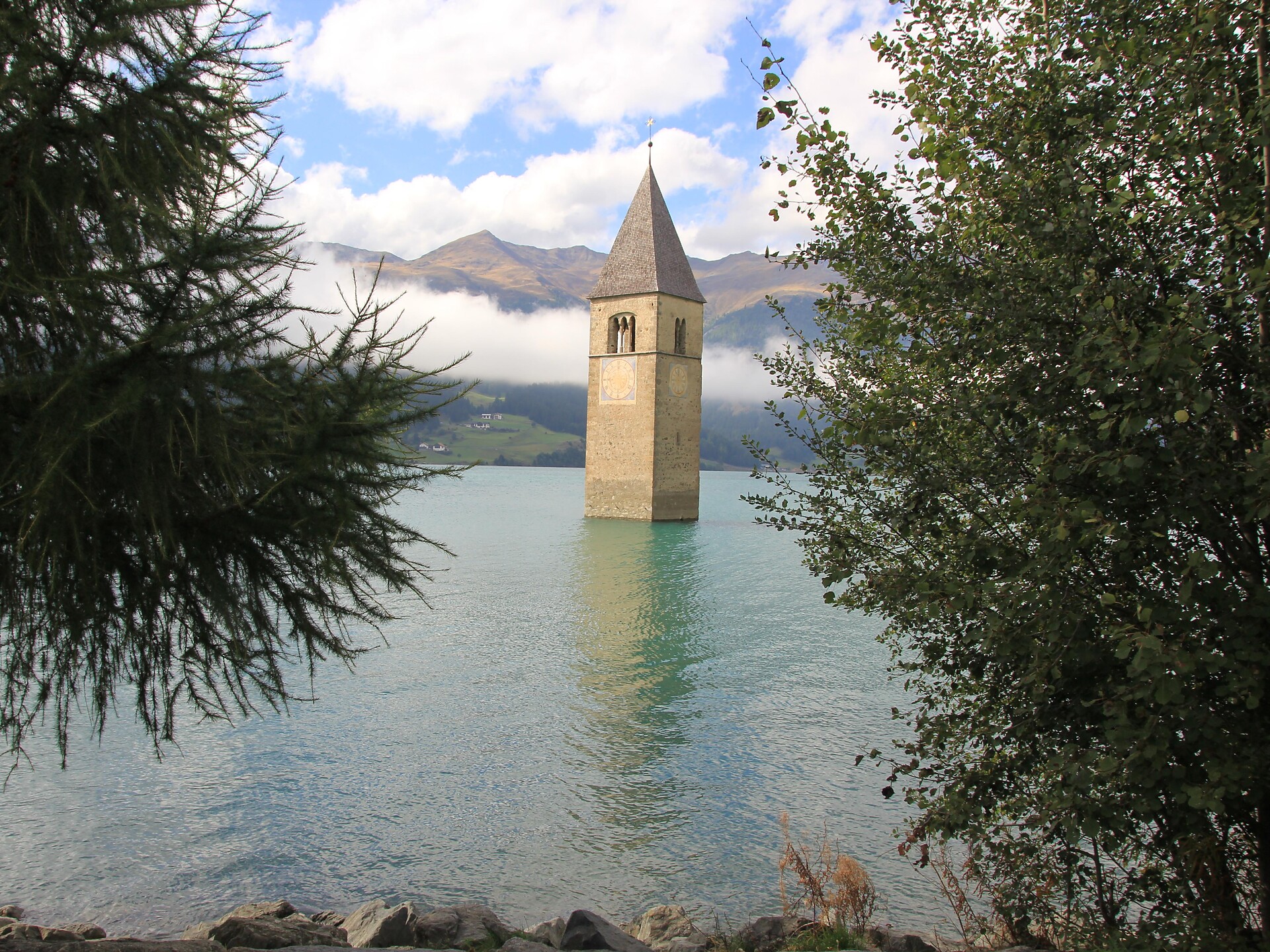 Tower in the lake Reschensee