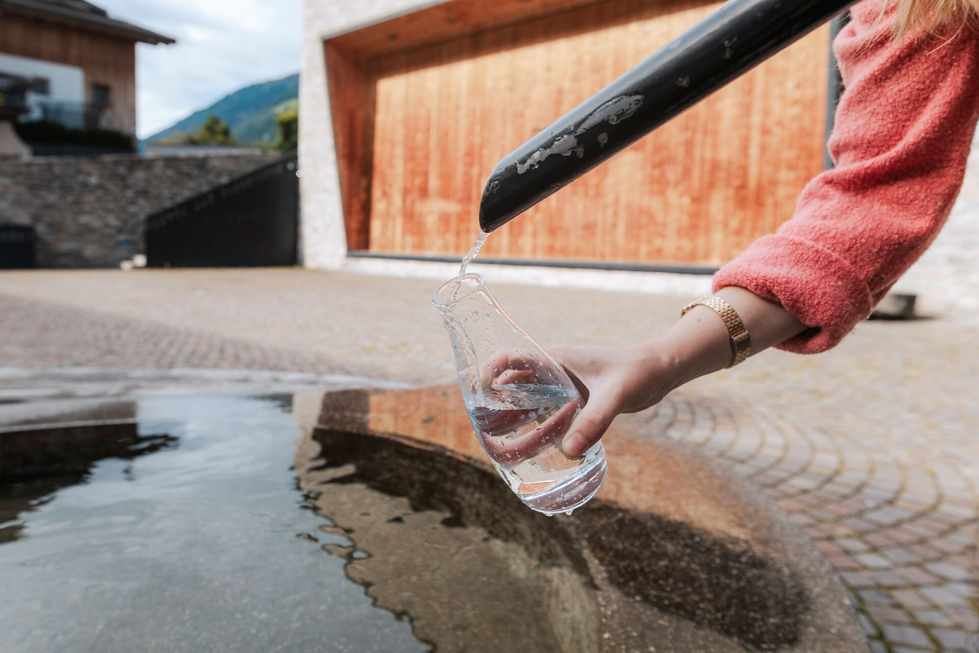 Punto di acqua potabile trattoria Lamm S. Martino San Martino in Passiria 1 suedtirol.info