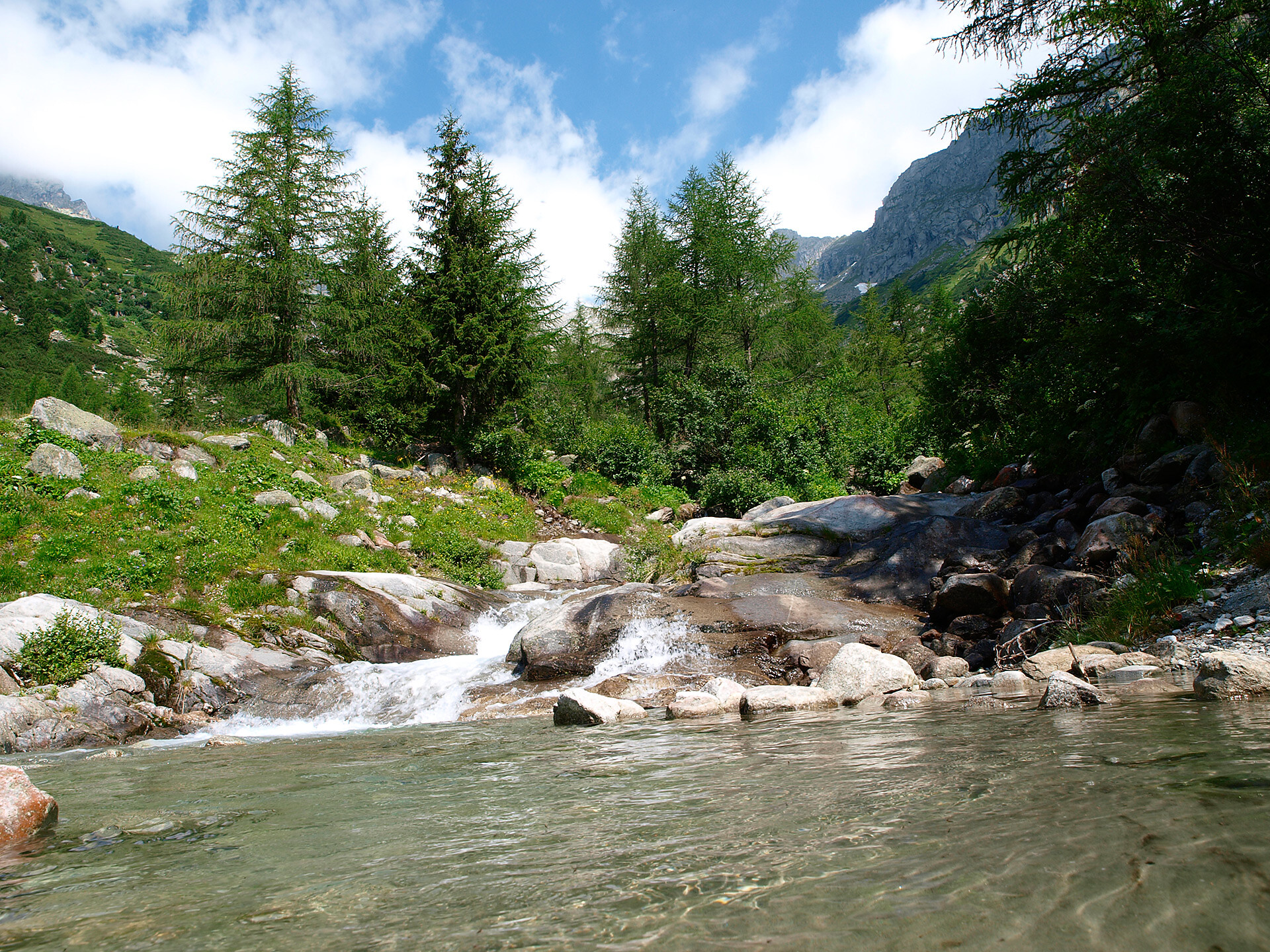 Tageskarte Abschnitt Ahr - zwischen Mündung Reinerbach und Mündung Mühlwalderbach Sand in Taufers 1 suedtirol.info