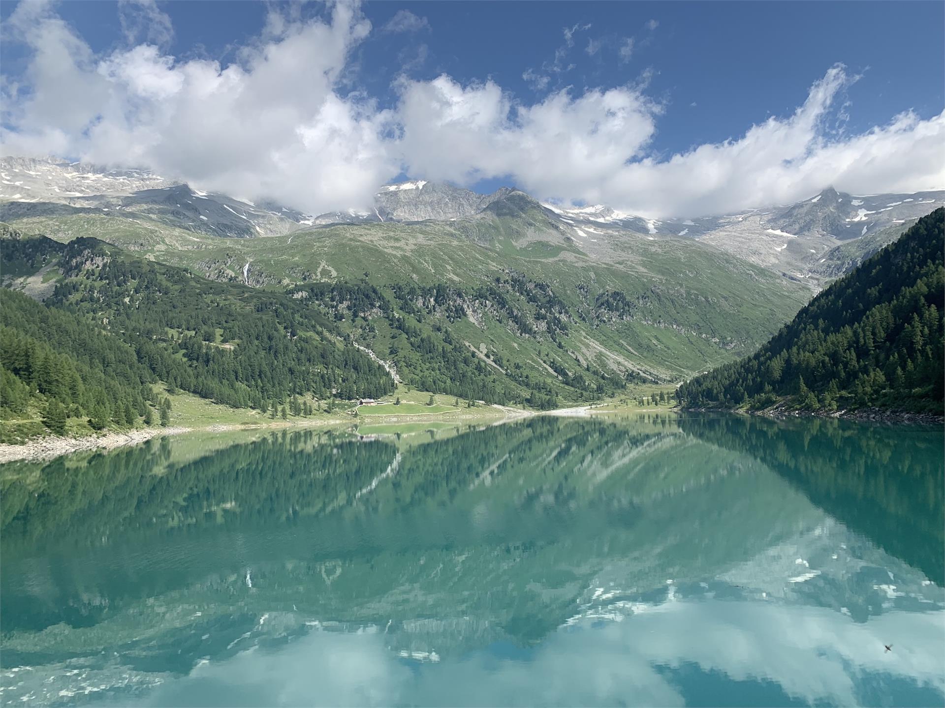 Lago artificiale di Neves a Lappago Selva dei Molini 1 suedtirol.info