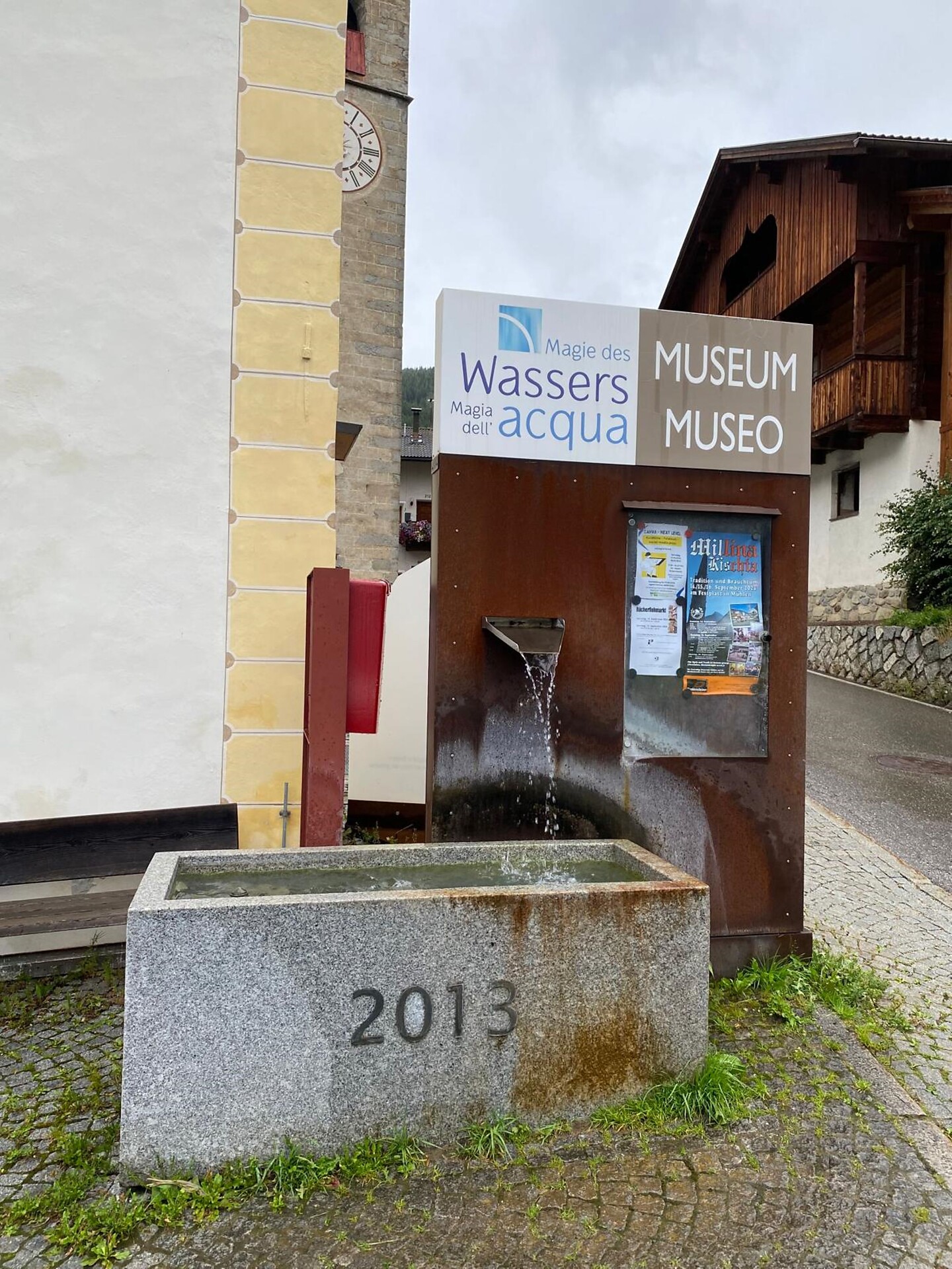 Drinking water fontain Museum Magic of Water Mühlwald/Selva dei Molini 1 suedtirol.info